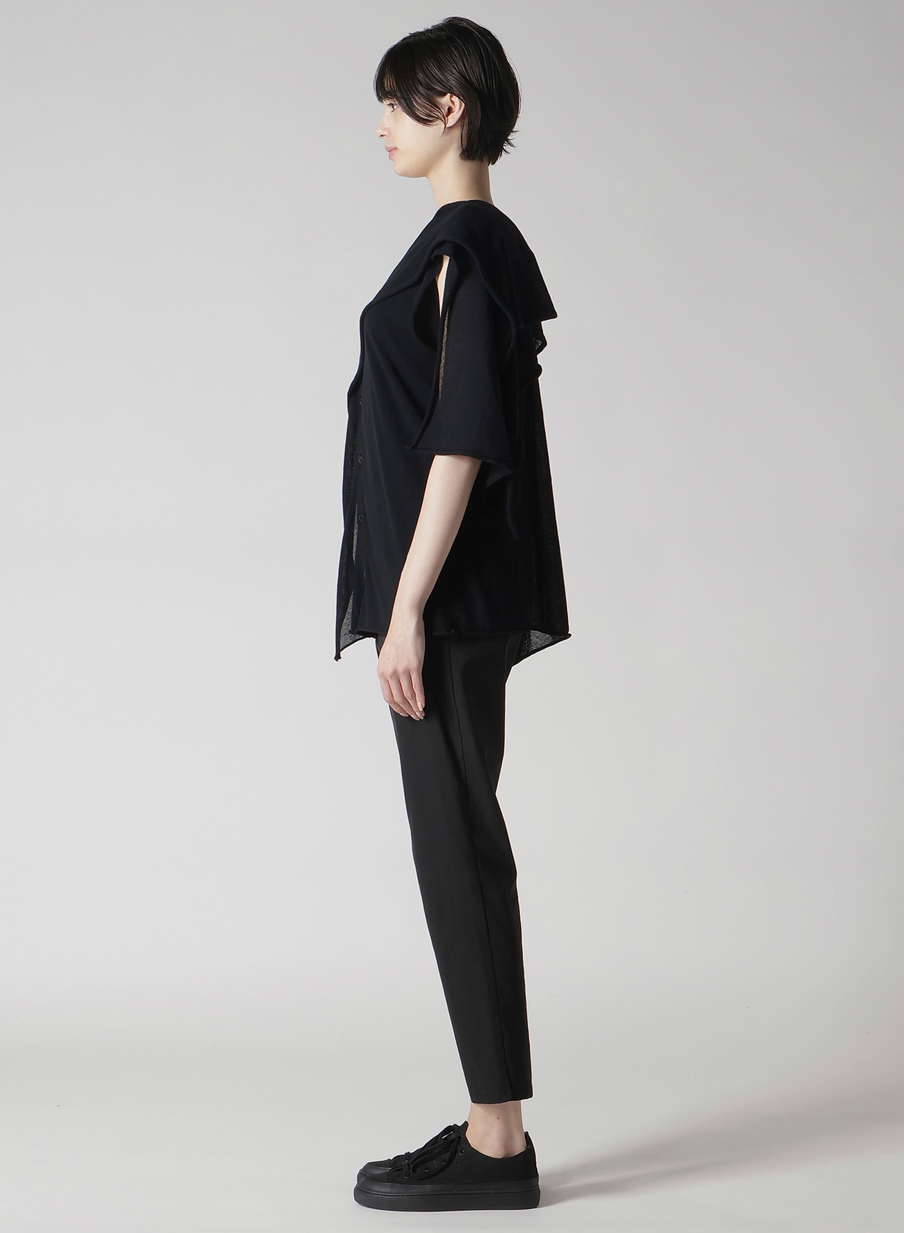 PLAIN STITCH DRAPED FRENCH SLV CD