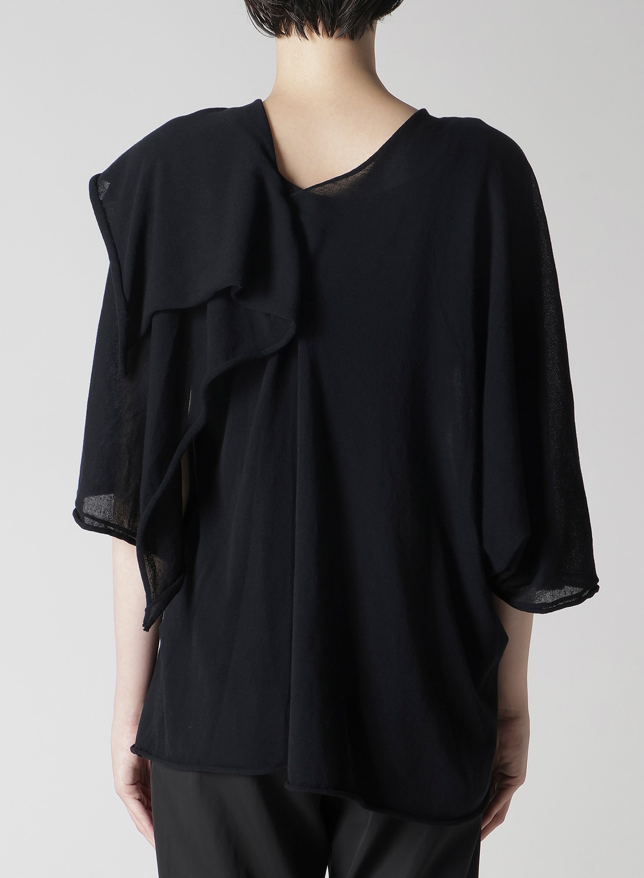 PLAIN STITCH DRAPED FRENCH SLV CD
