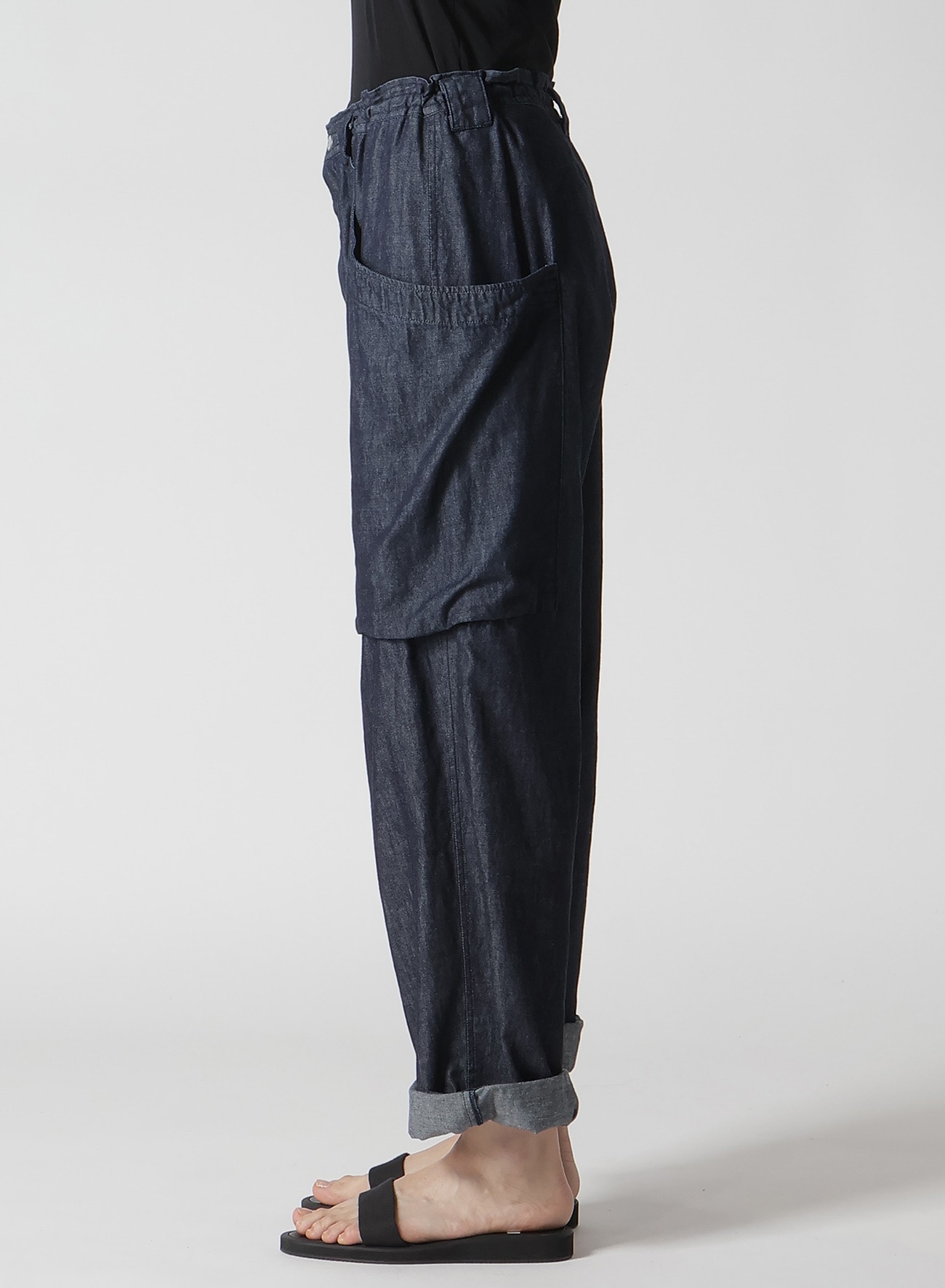 6oz TWILL DENIM B POCKET DETAIL PANTS