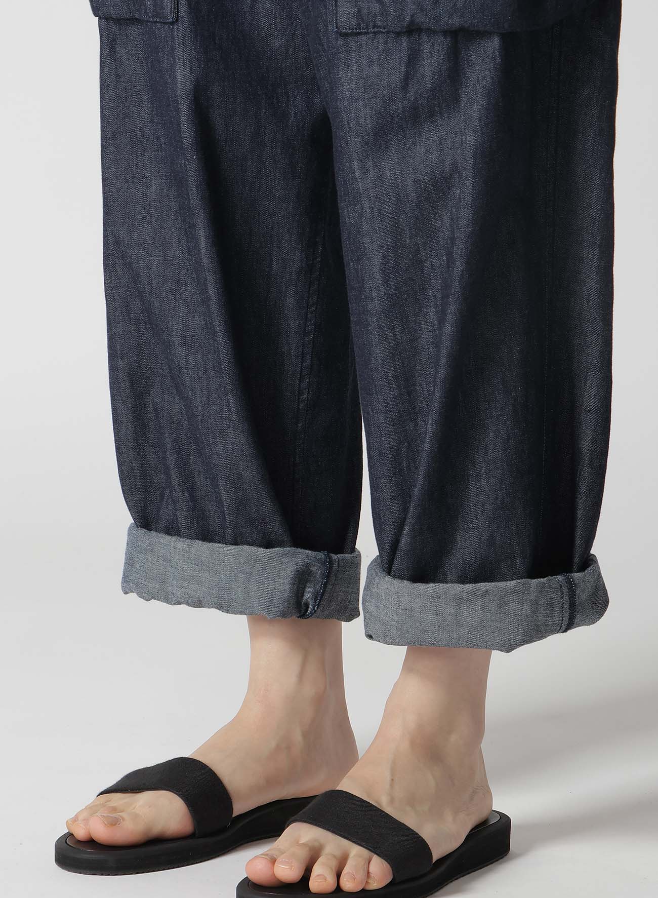 6oz TWILL DENIM B POCKET DETAIL PANTS