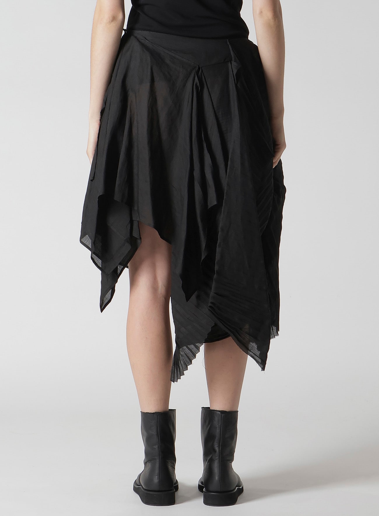 Ra LAWN PLEATED SKIRT A