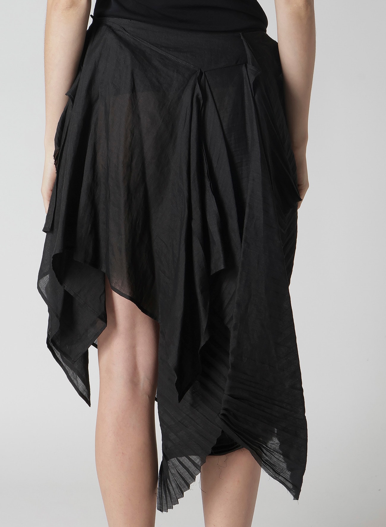 Ra LAWN PLEATED SKIRT A