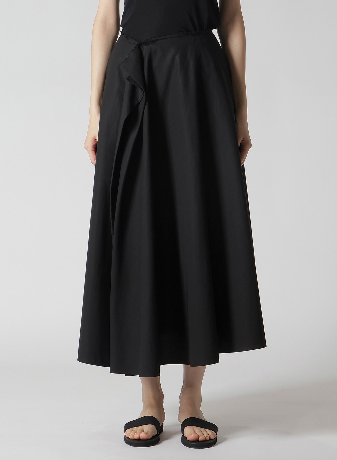 COTTON TWILL REVERSIBLE SKIRT