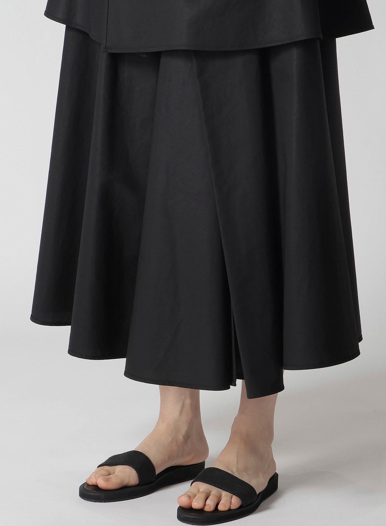 COTTON TWILL REVERSIBLE SKIRT