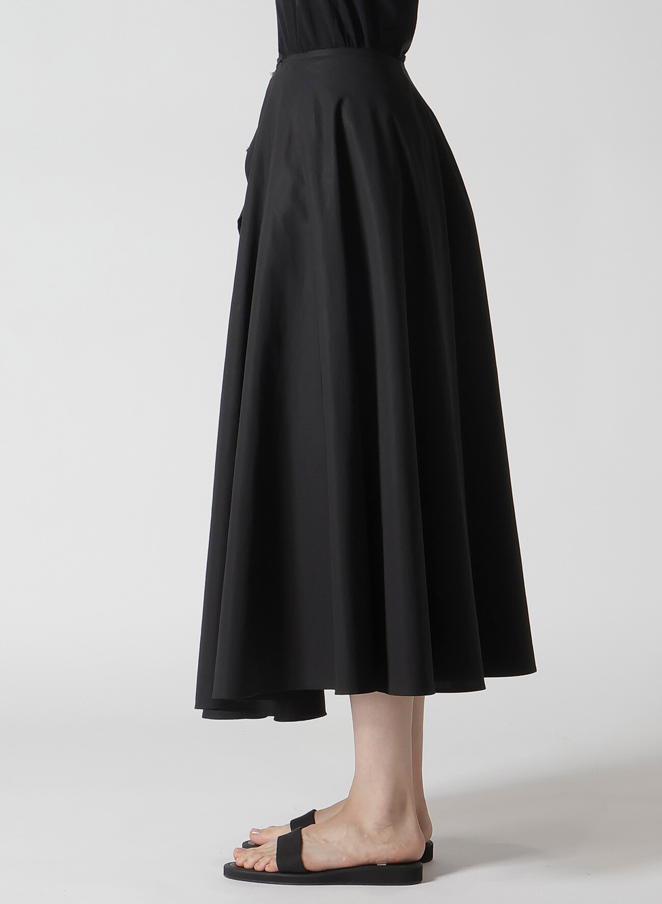 COTTON TWILL REVERSIBLE SKIRT