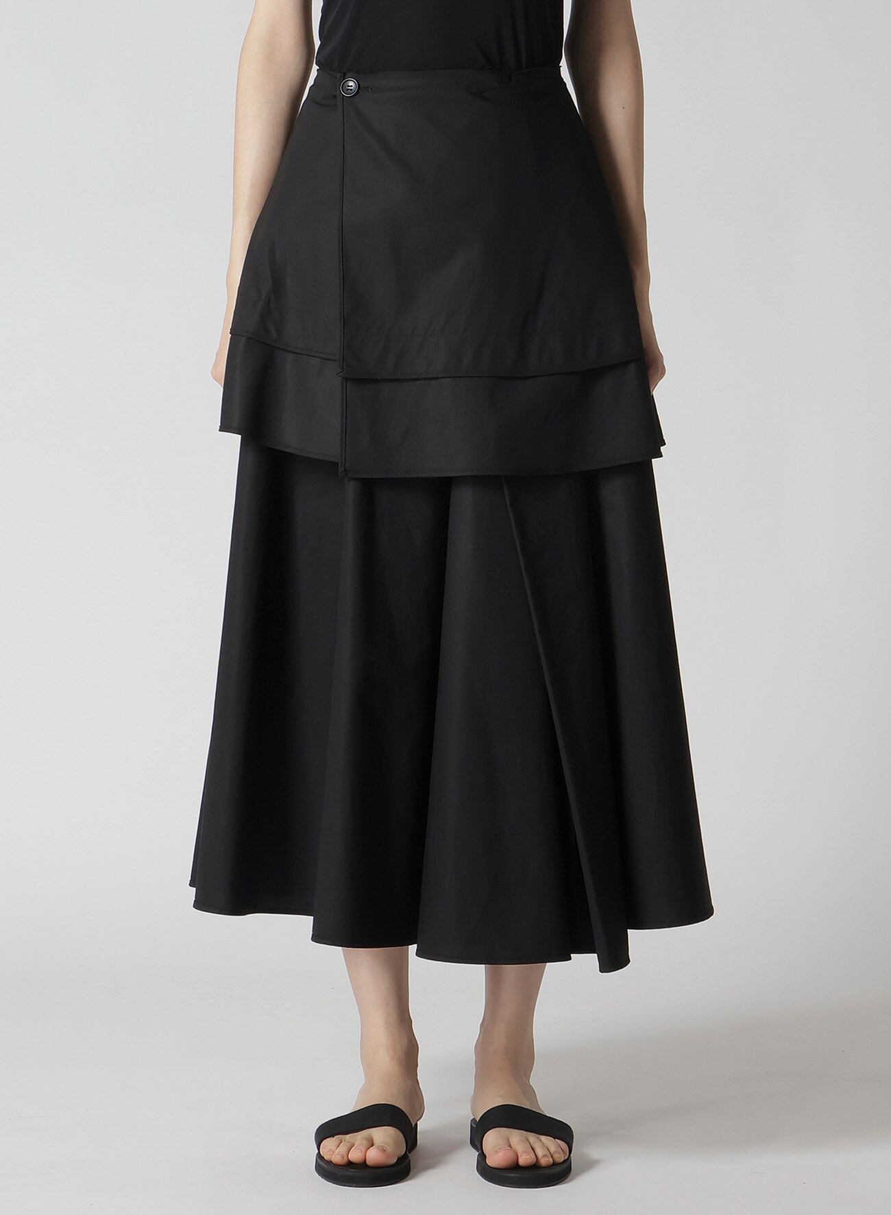 COTTON TWILL REVERSIBLE SKIRT