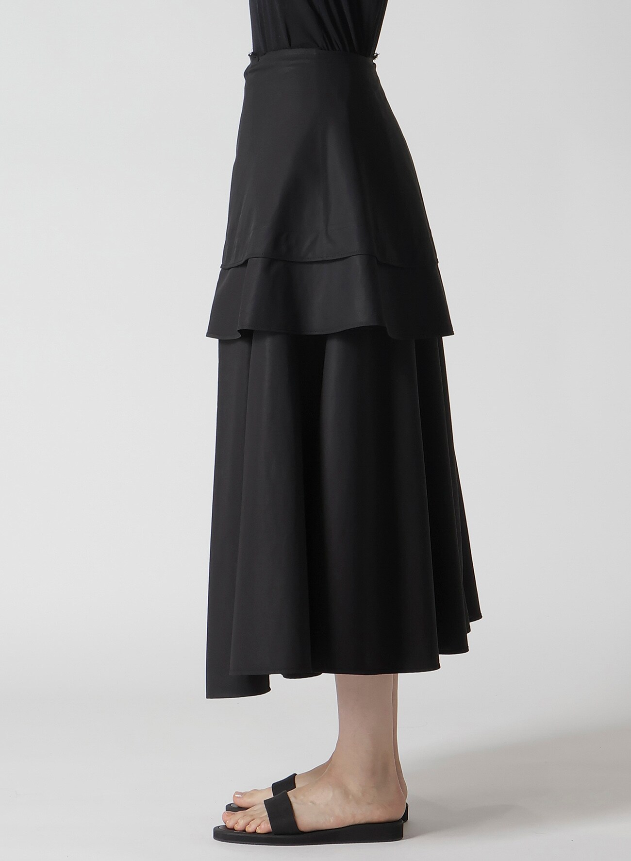 COTTON TWILL REVERSIBLE SKIRT