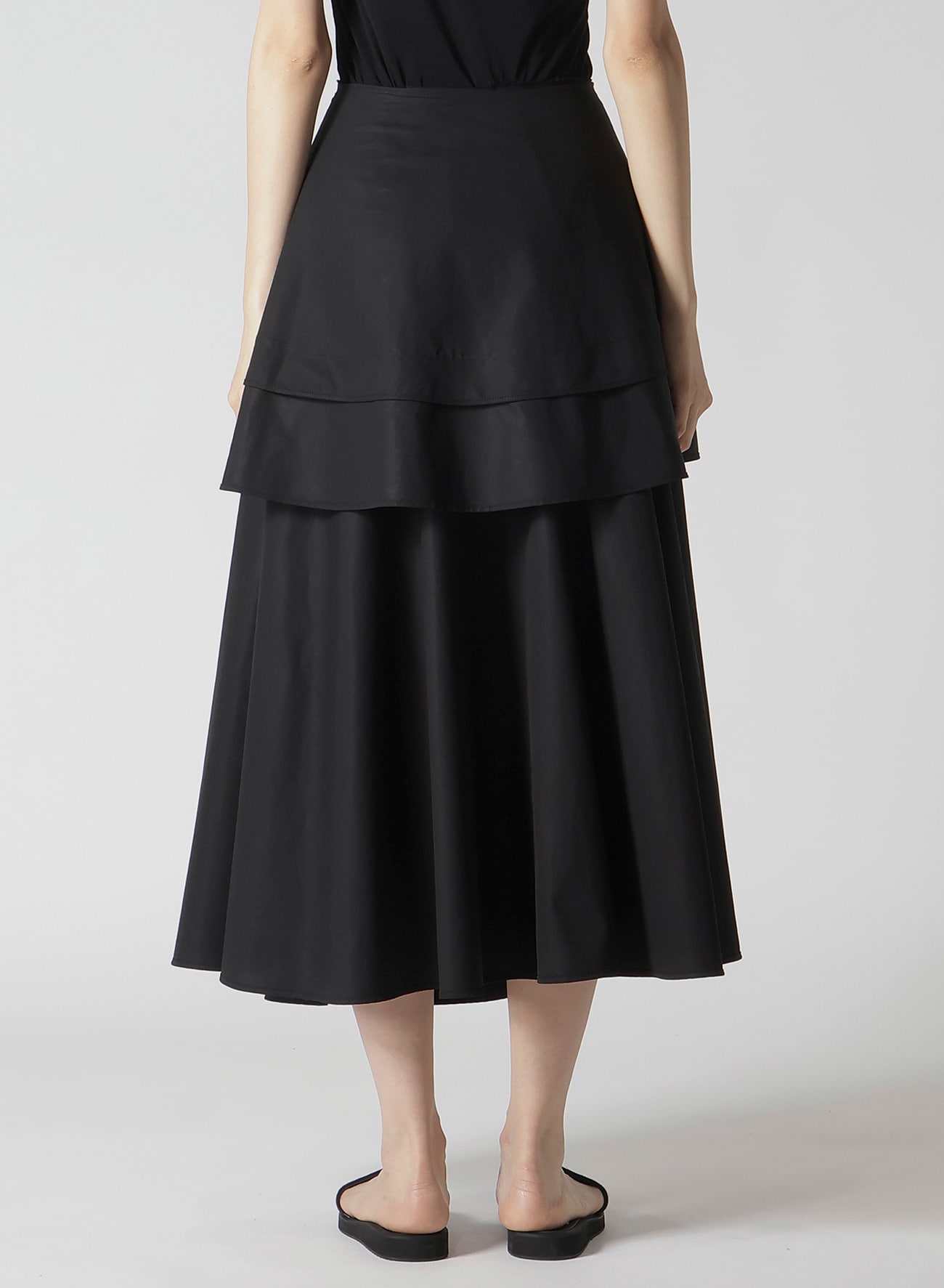COTTON TWILL REVERSIBLE SKIRT