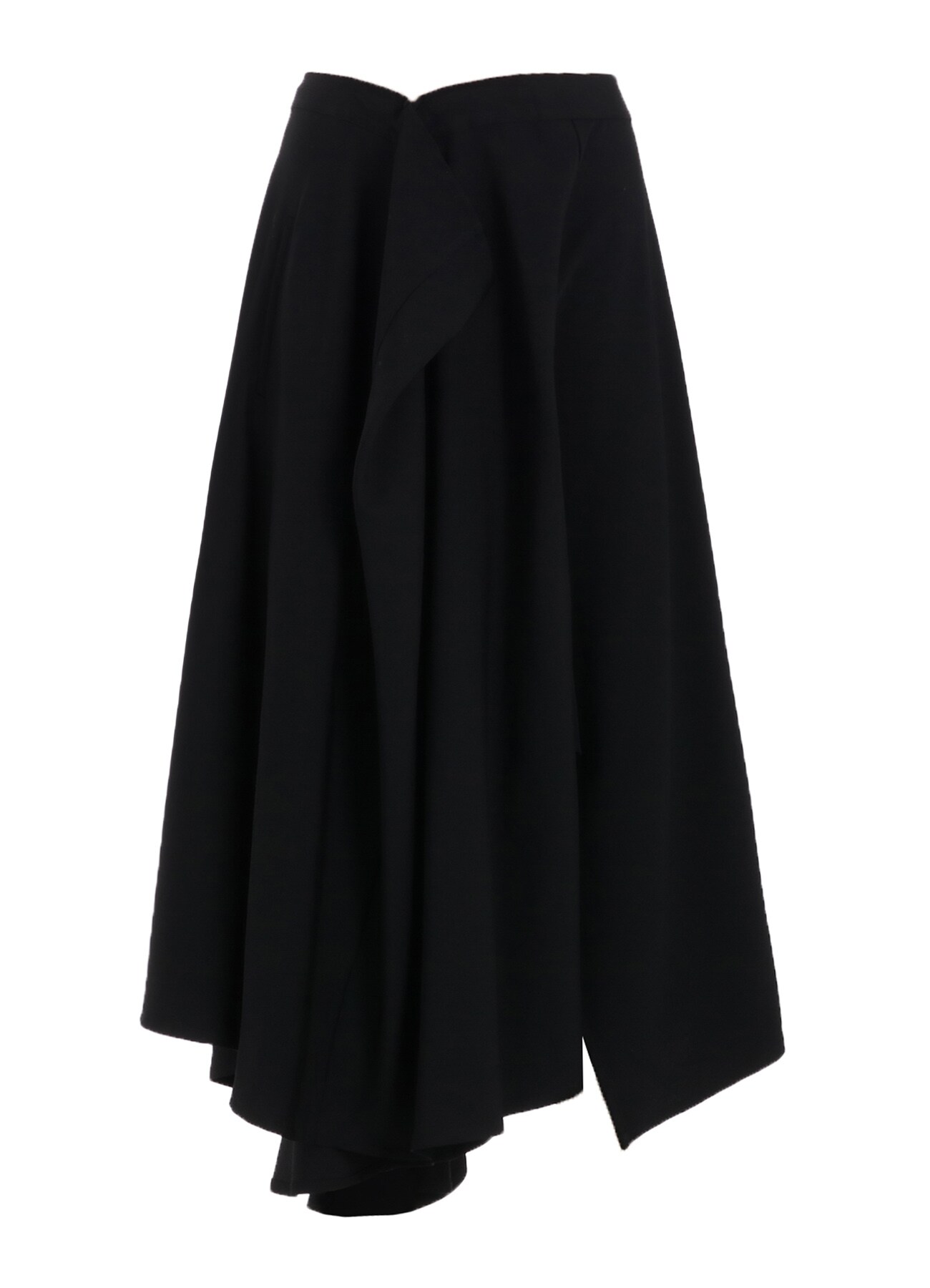 GABARDINE R GATHERED SKIRT