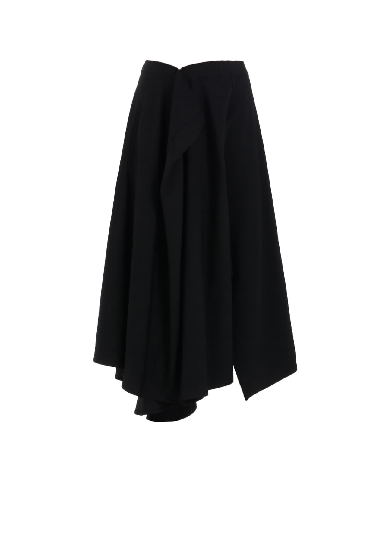 GABARDINE R GATHERED SKIRT