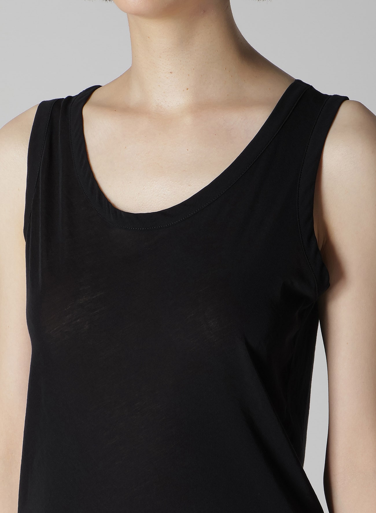 HIGH GAUGE COTTON JERSEY TANK TOP