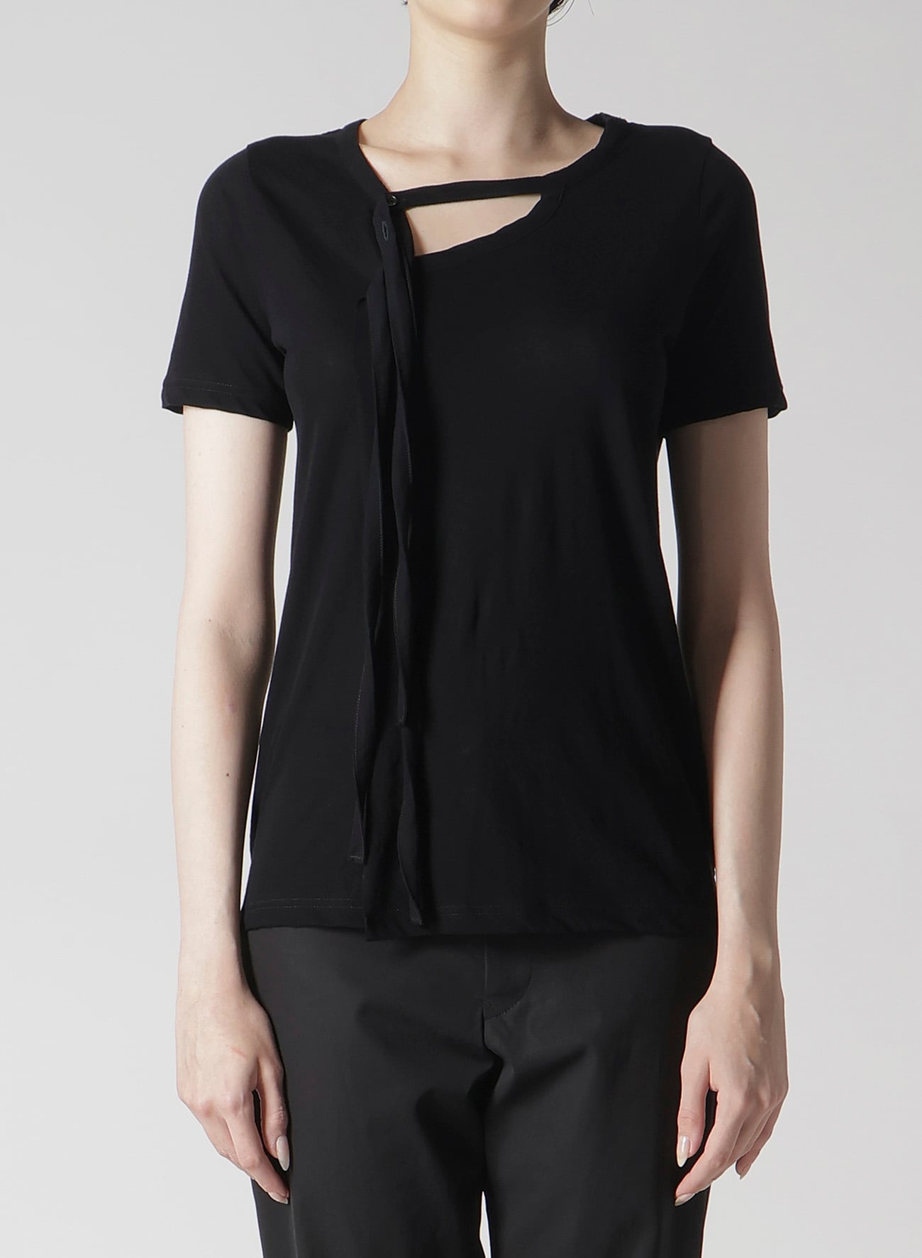 HIGH TWISTED SINGLE JERSEY STRAP SHORT SLV T