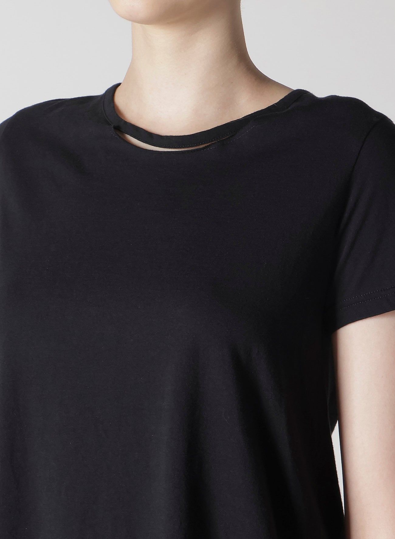 STF COTTON SINGLE JERSEY BACKSIDE STRAP T