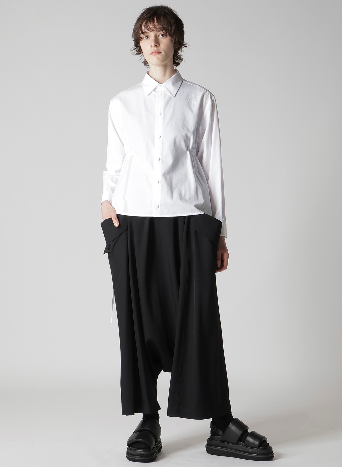 BROAD WAIST GATHER-B