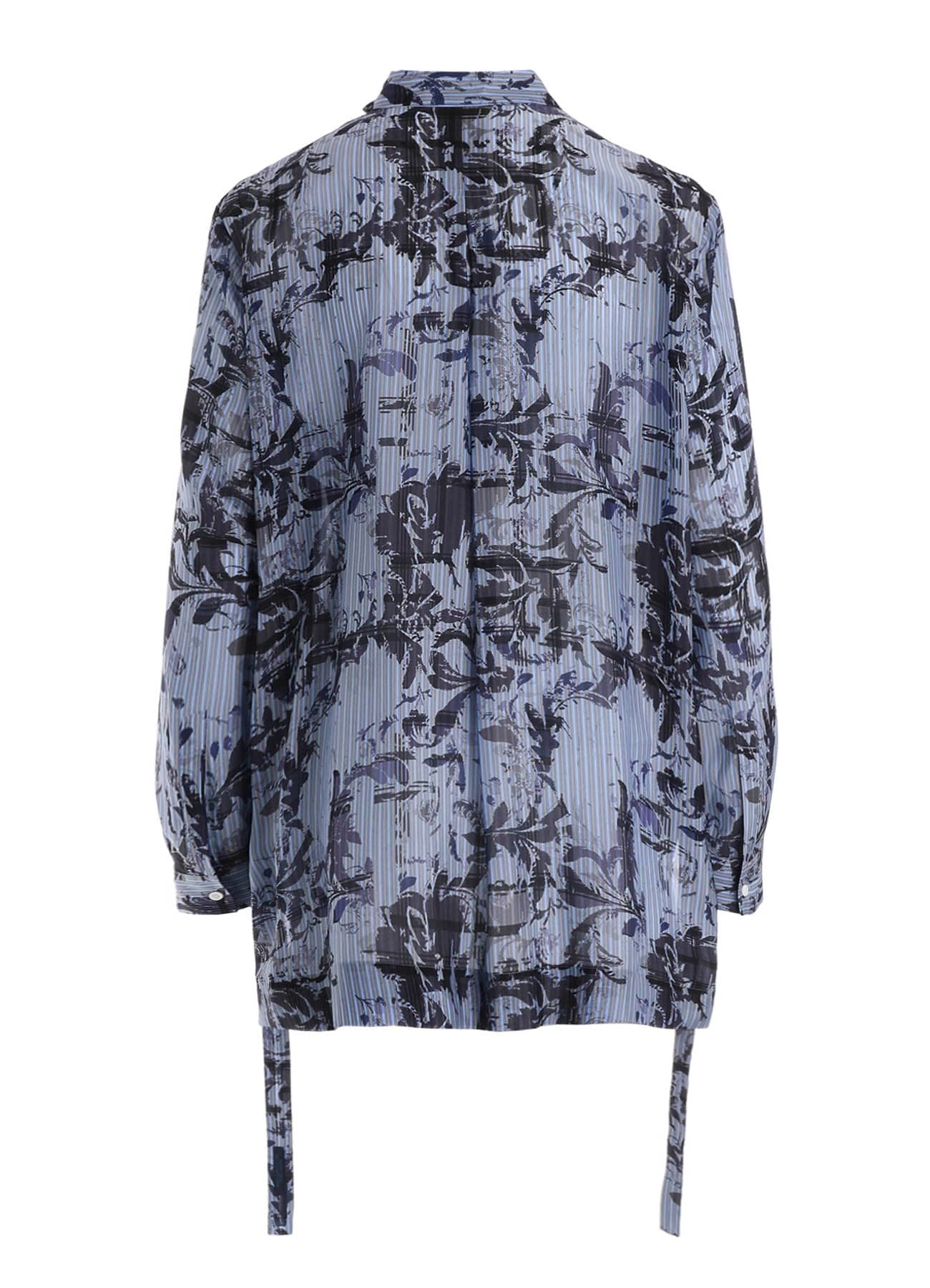 Cu PLAID PT STRIPE WAIST GATHER-B