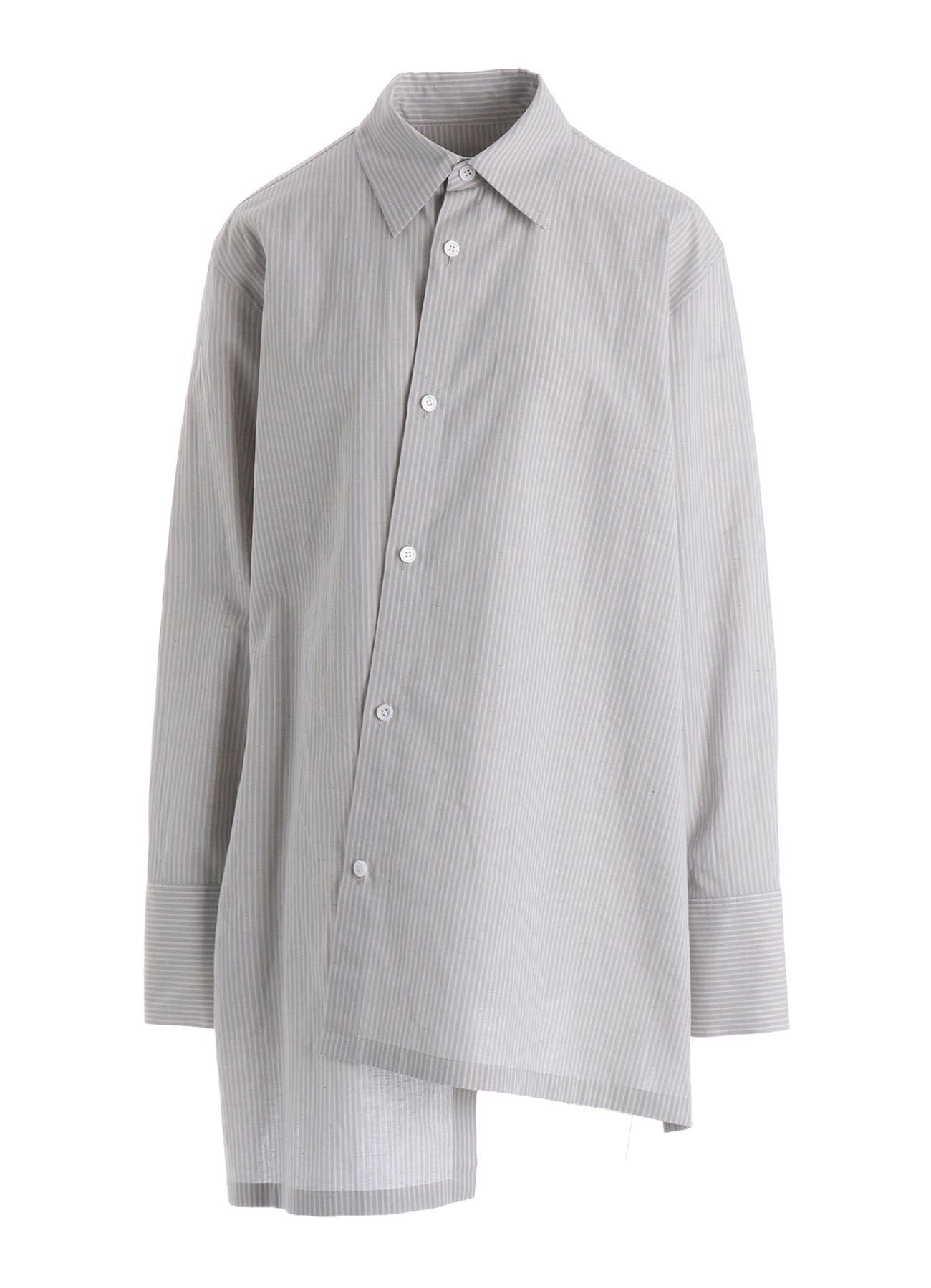 C/Li STRIPE ASYMMETRICAL BLOUSE