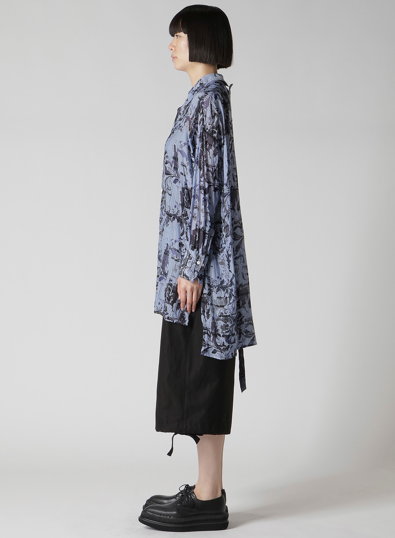 Cu PLAID PT STRIPE BUTTON DETAIL SHIRT