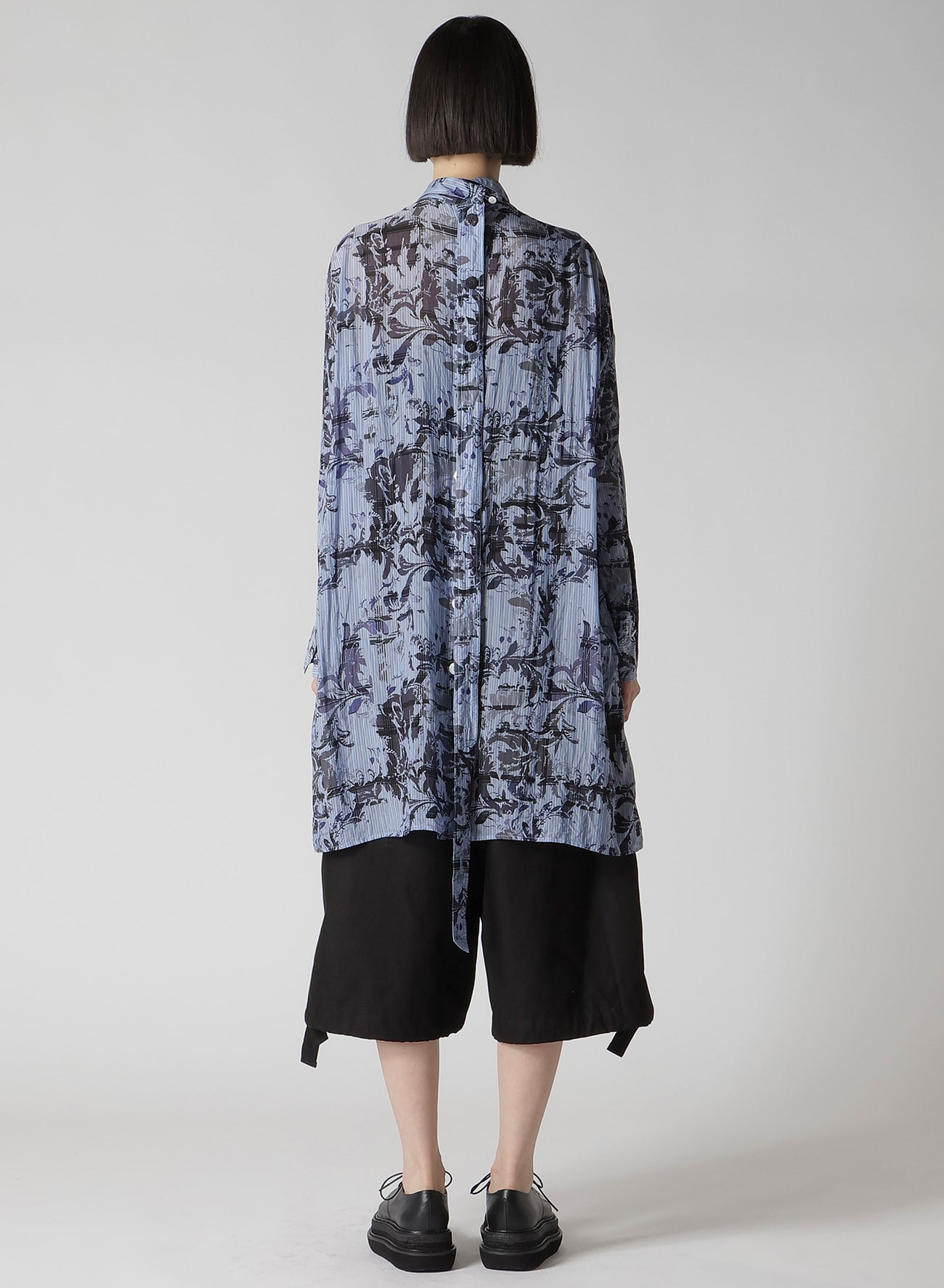 Cu PLAID PT STRIPE BUTTON DETAIL SHIRT