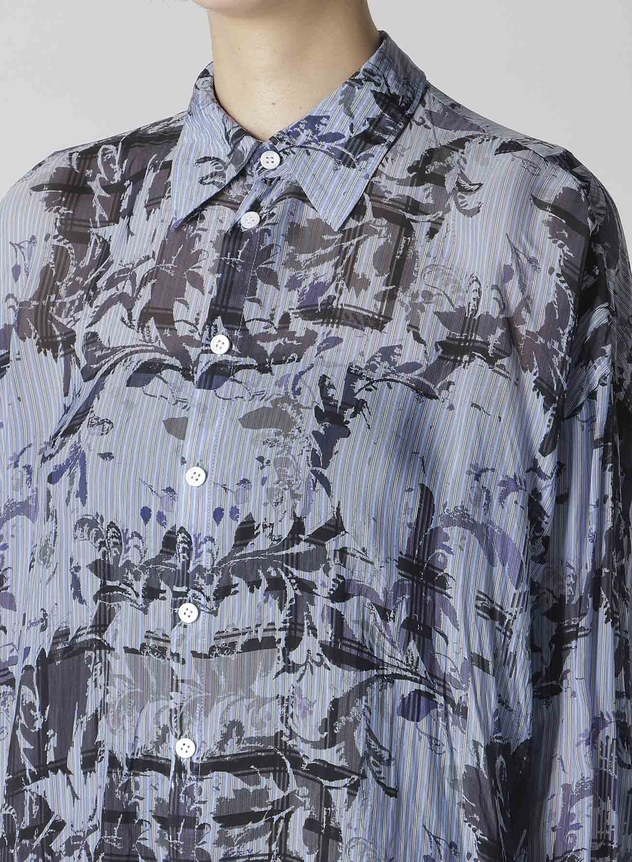 Cu PLAID PT STRIPE BUTTON DETAIL SHIRT