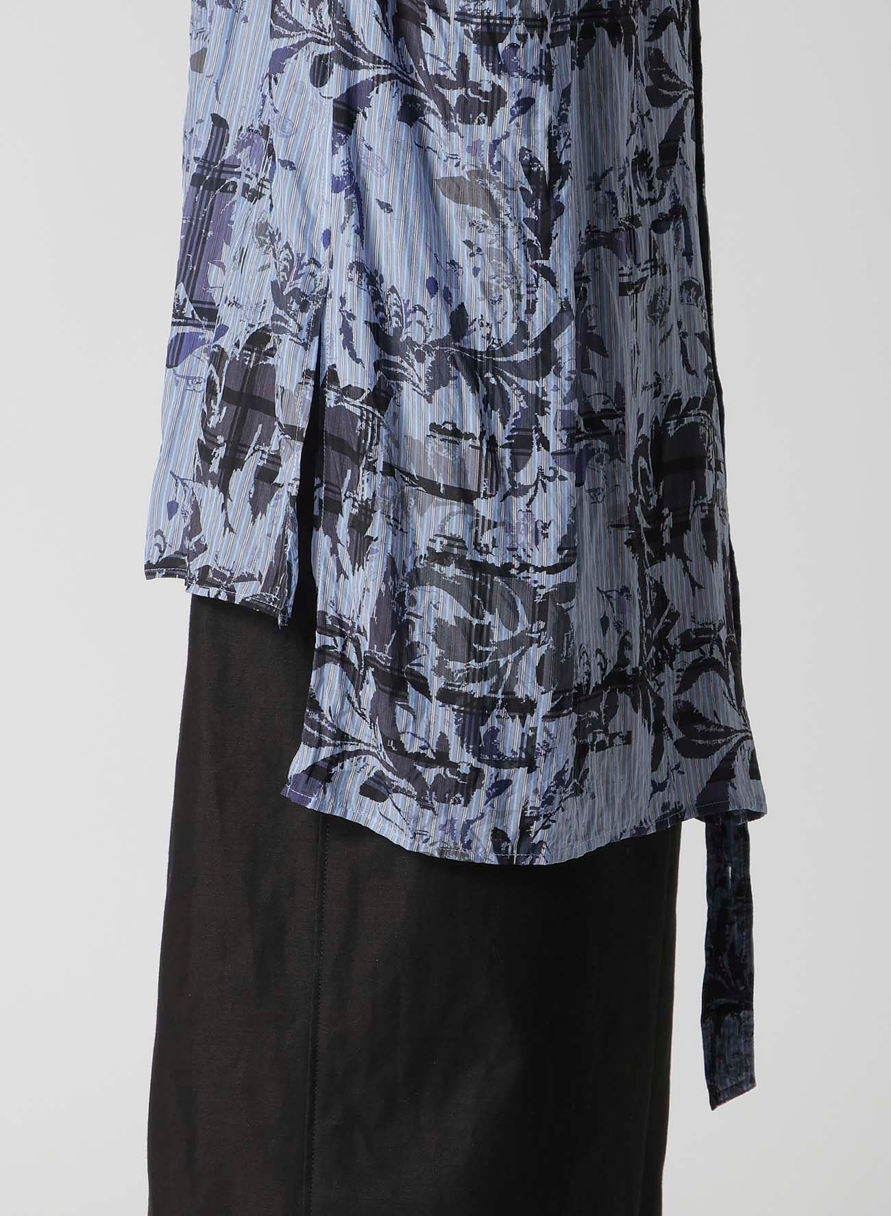 Cu PLAID PT STRIPE BUTTON DETAIL SHIRT