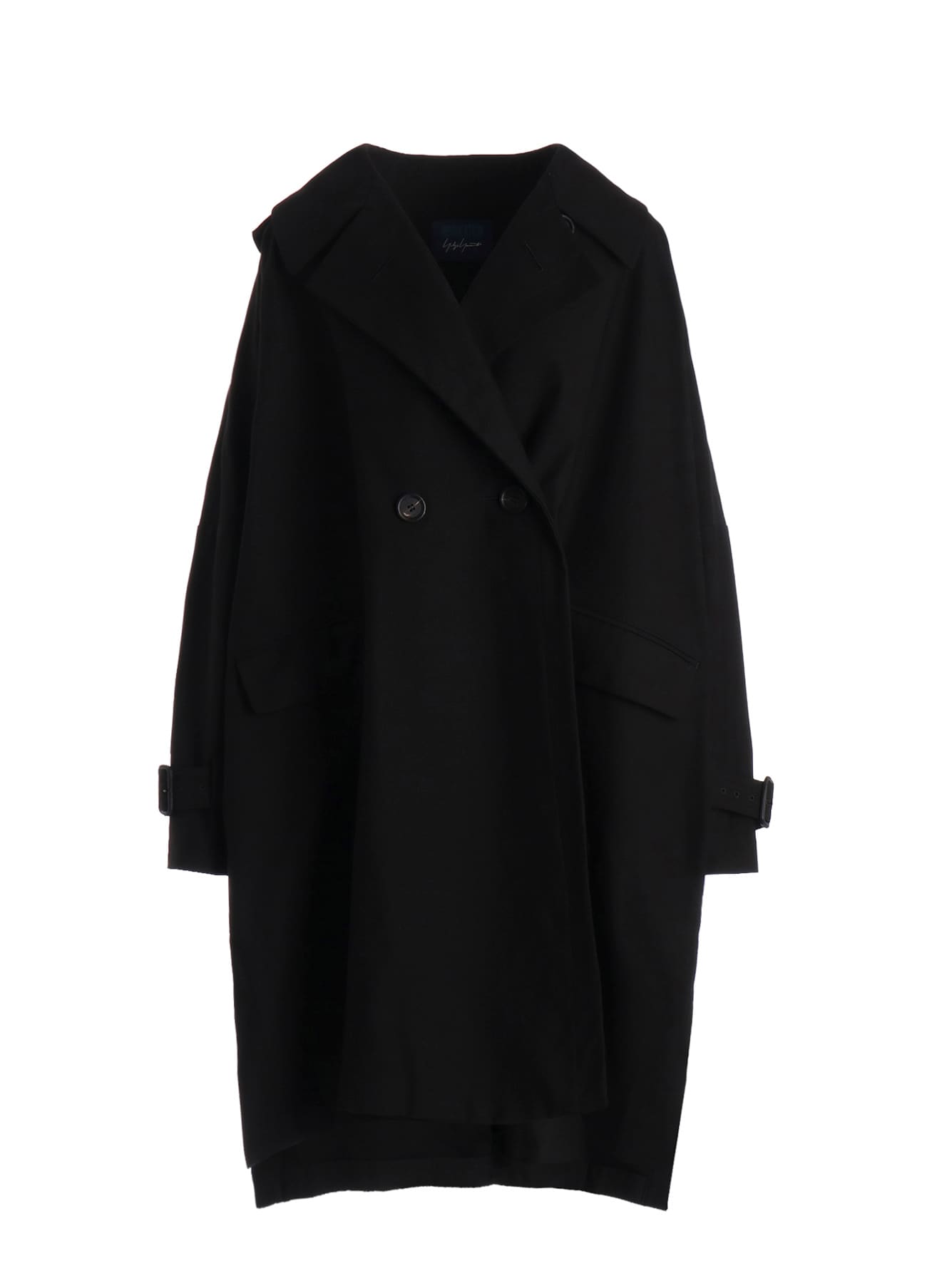 MILITARY BACKSIDE SATIN SIDE SLIT COAT