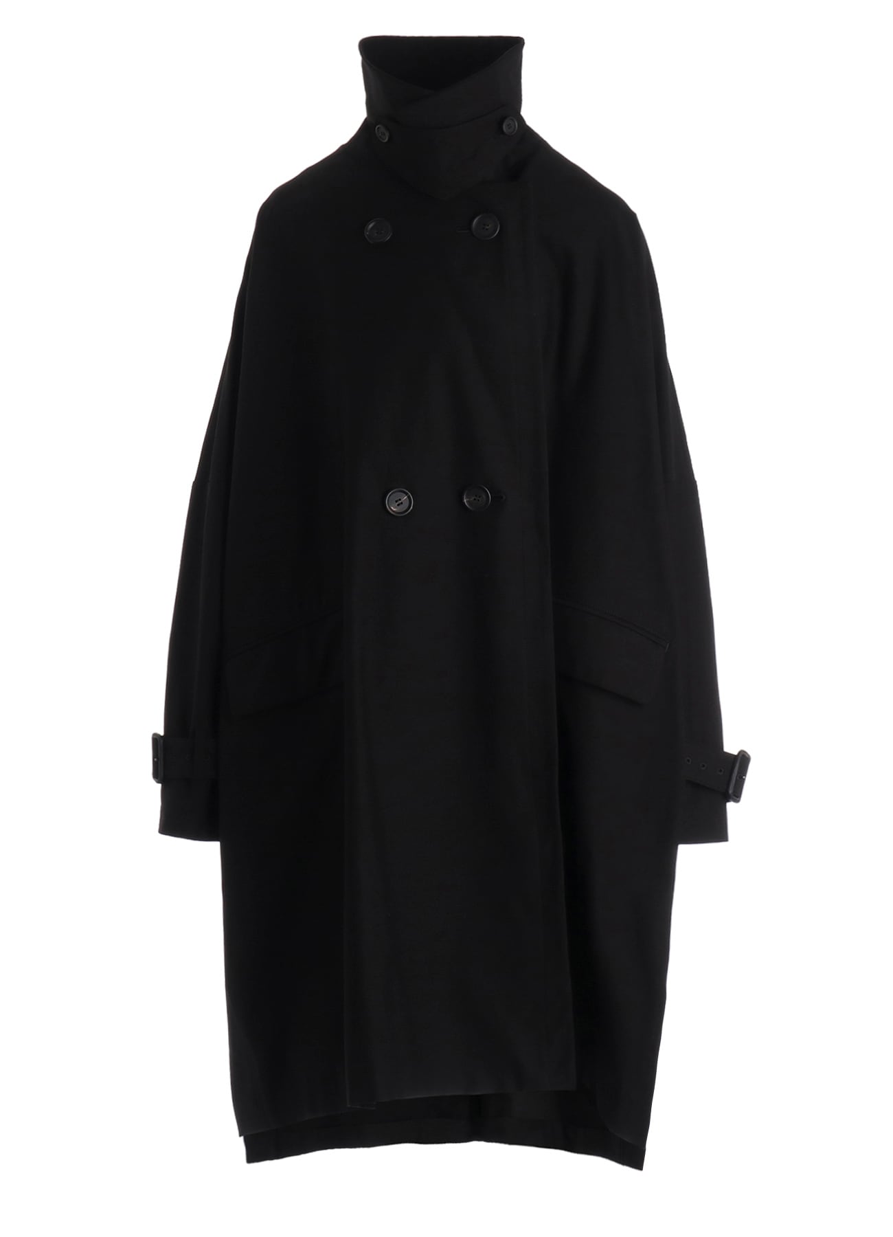 MILITARY BACKSIDE SATIN SIDE SLIT COAT