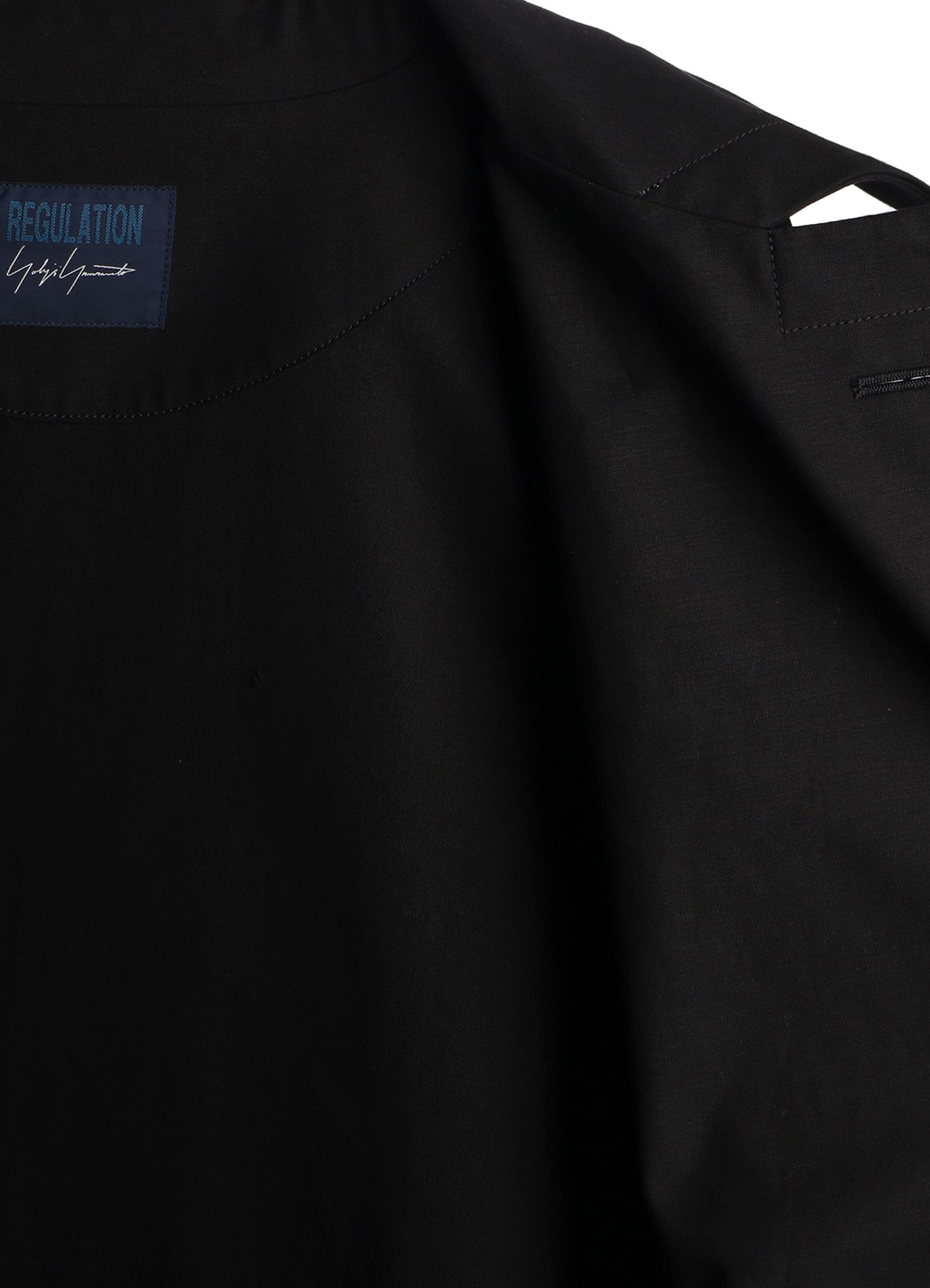 MILITARY BACKSIDE SATIN SIDE SLIT COAT