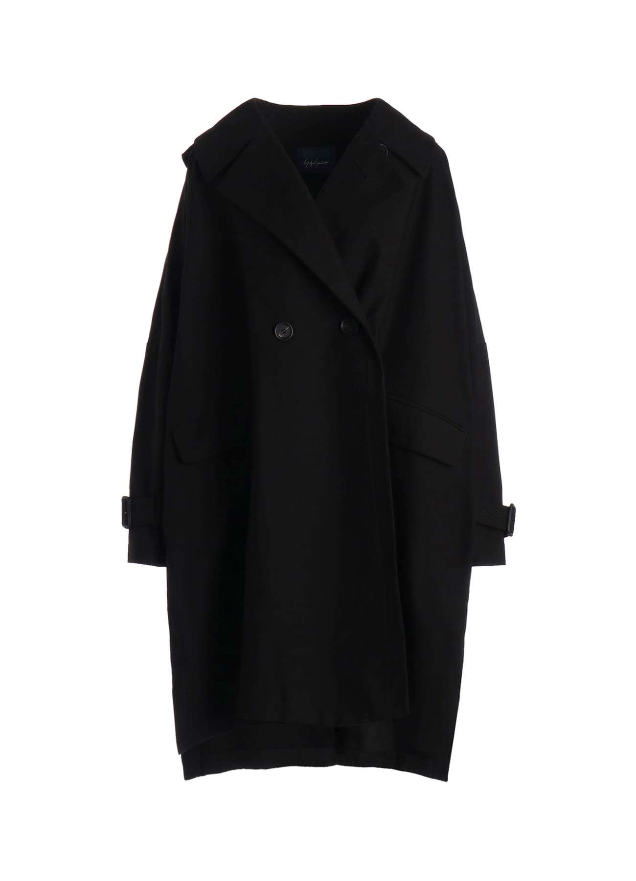 MILITARY BACKSIDE SATIN SIDE SLIT COAT