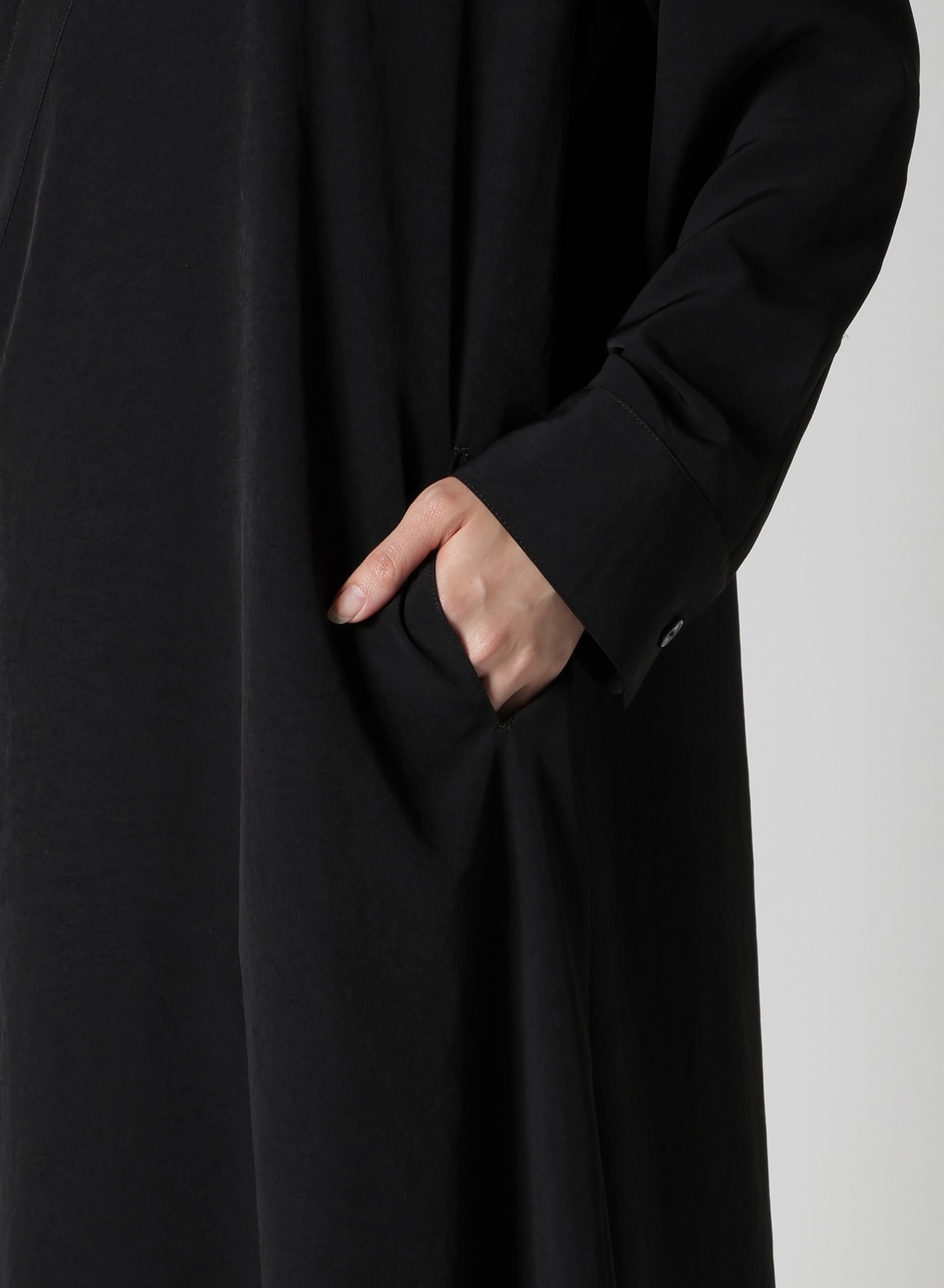 TA/PE CREPE DE CHINE RELAXED FIT SHIRT DRESS