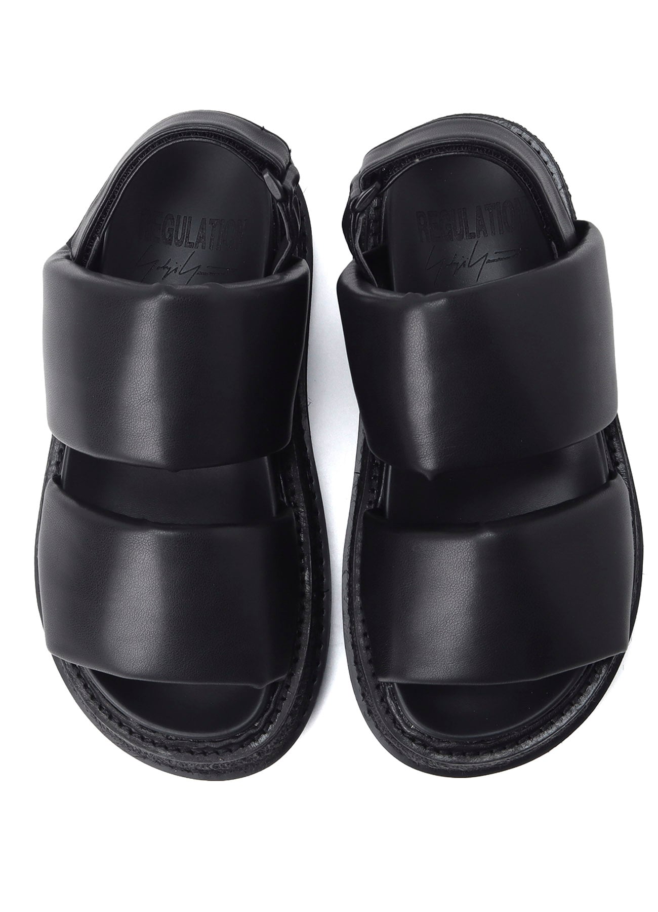 PU LEATHER FLATFORM SANDAL