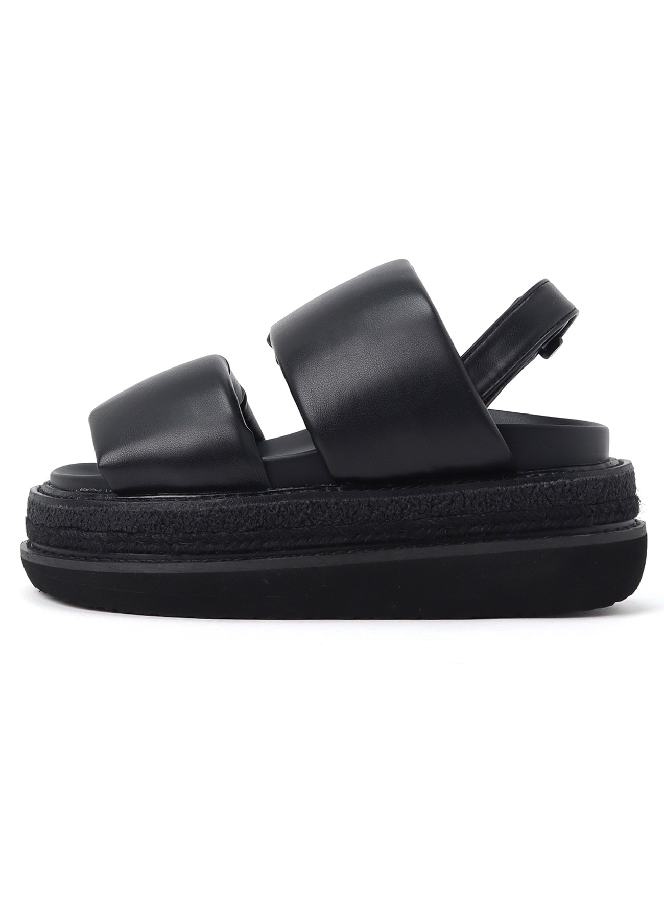 PU LEATHER FLATFORM SANDAL