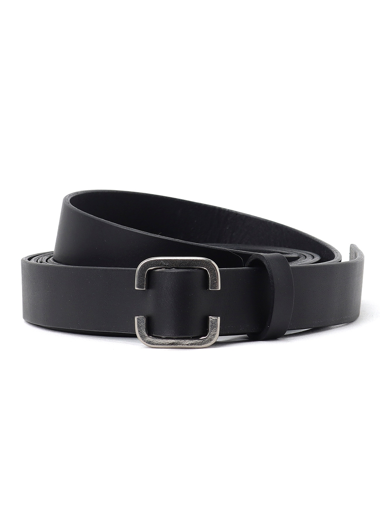 MATT SOFT OIL LEATHER LONG LENGTH BELT