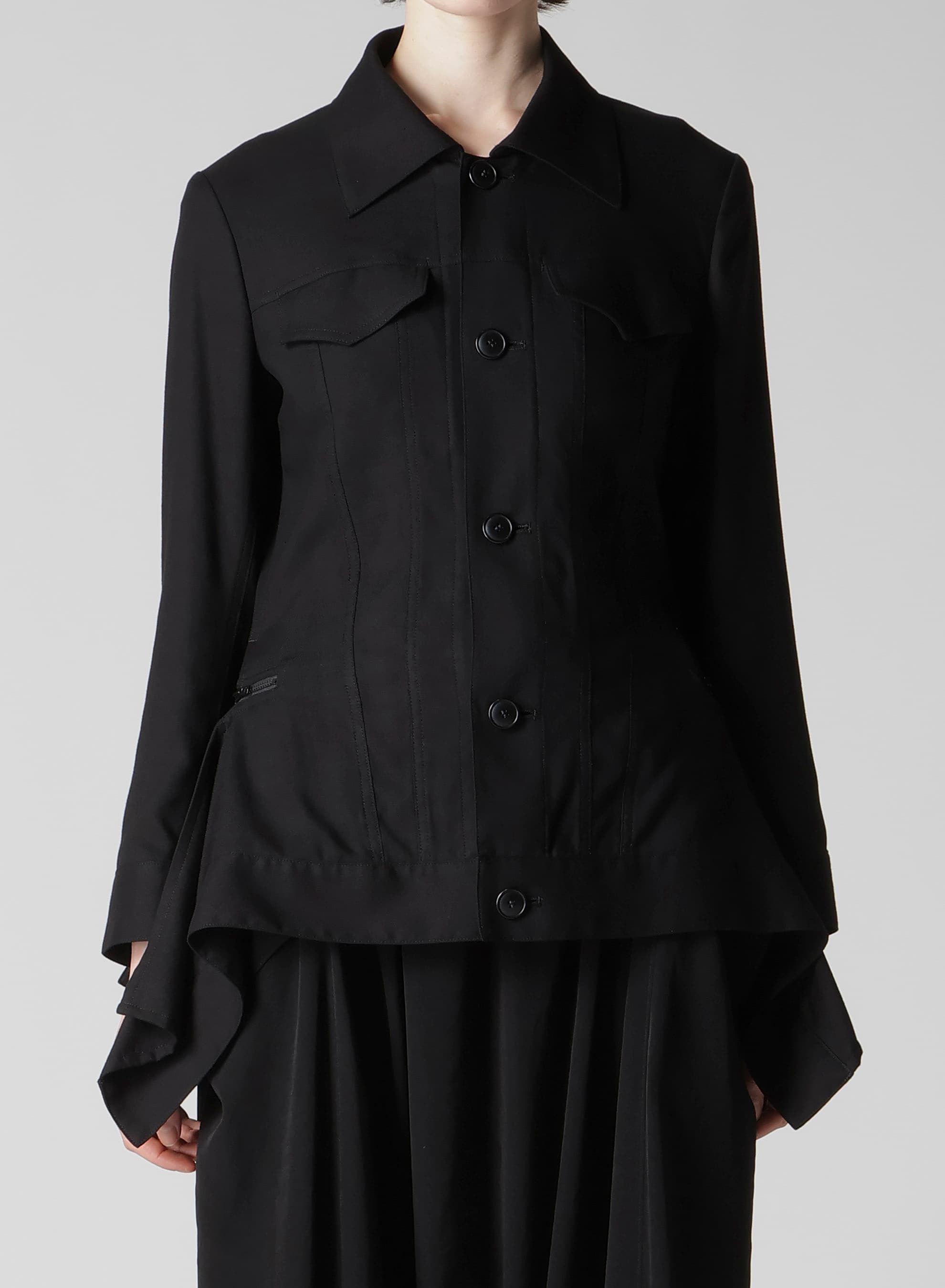 RAYON VIYELLA SIDE ZIP JACKET