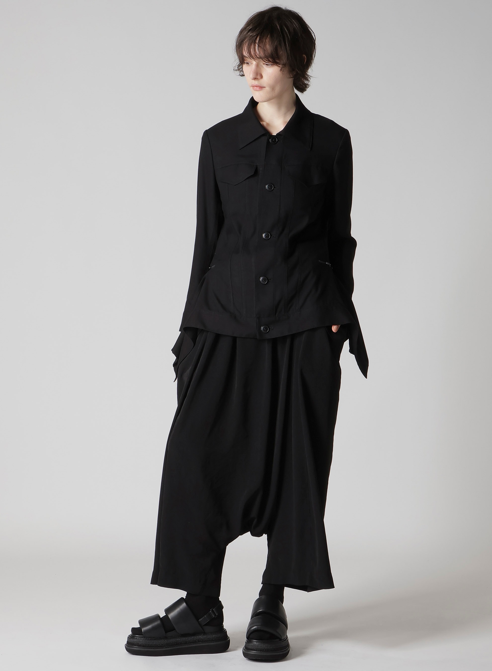 RAYON VIYELLA SIDE ZIP JACKET