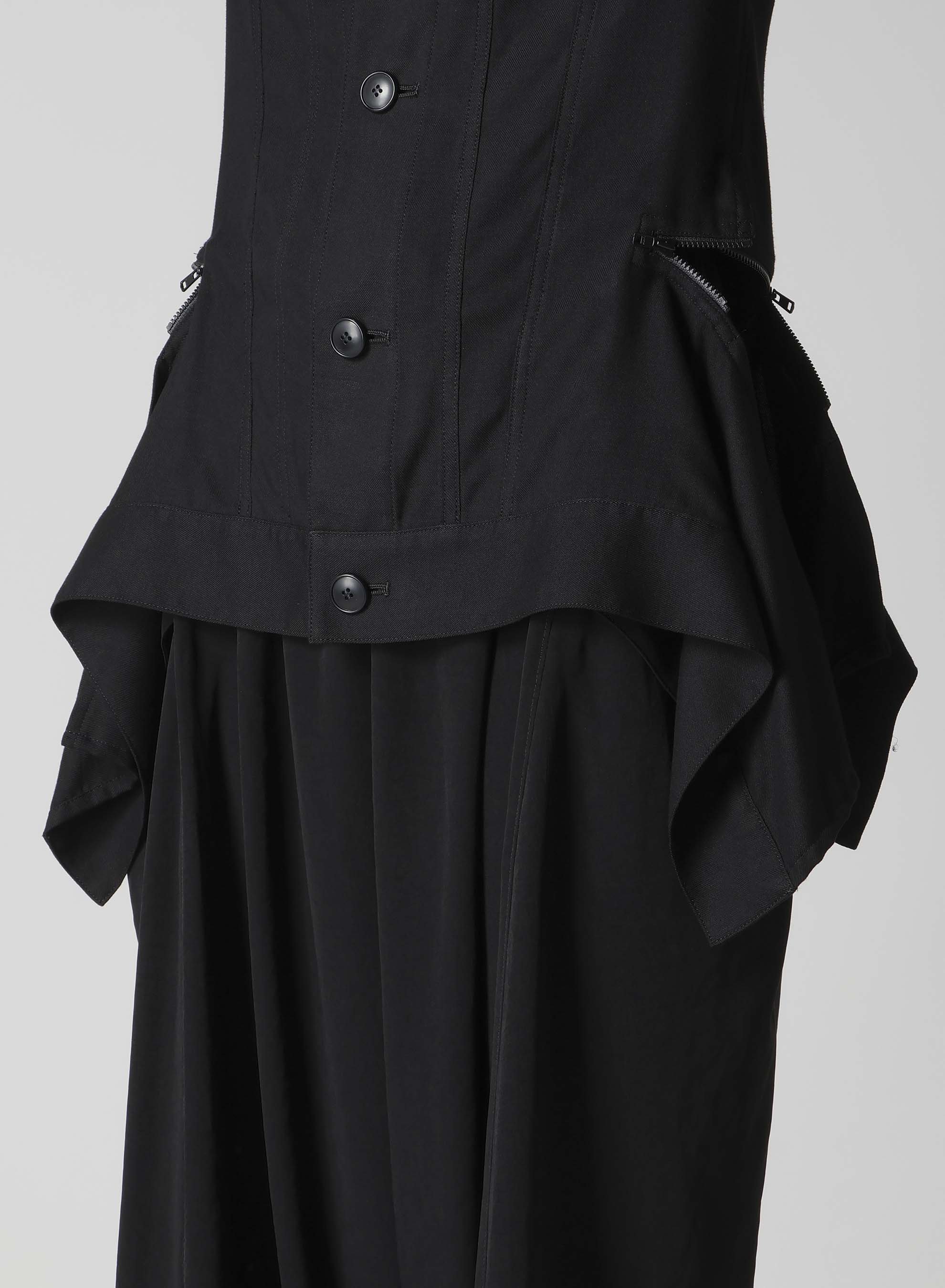 RAYON VIYELLA SIDE ZIP JACKET