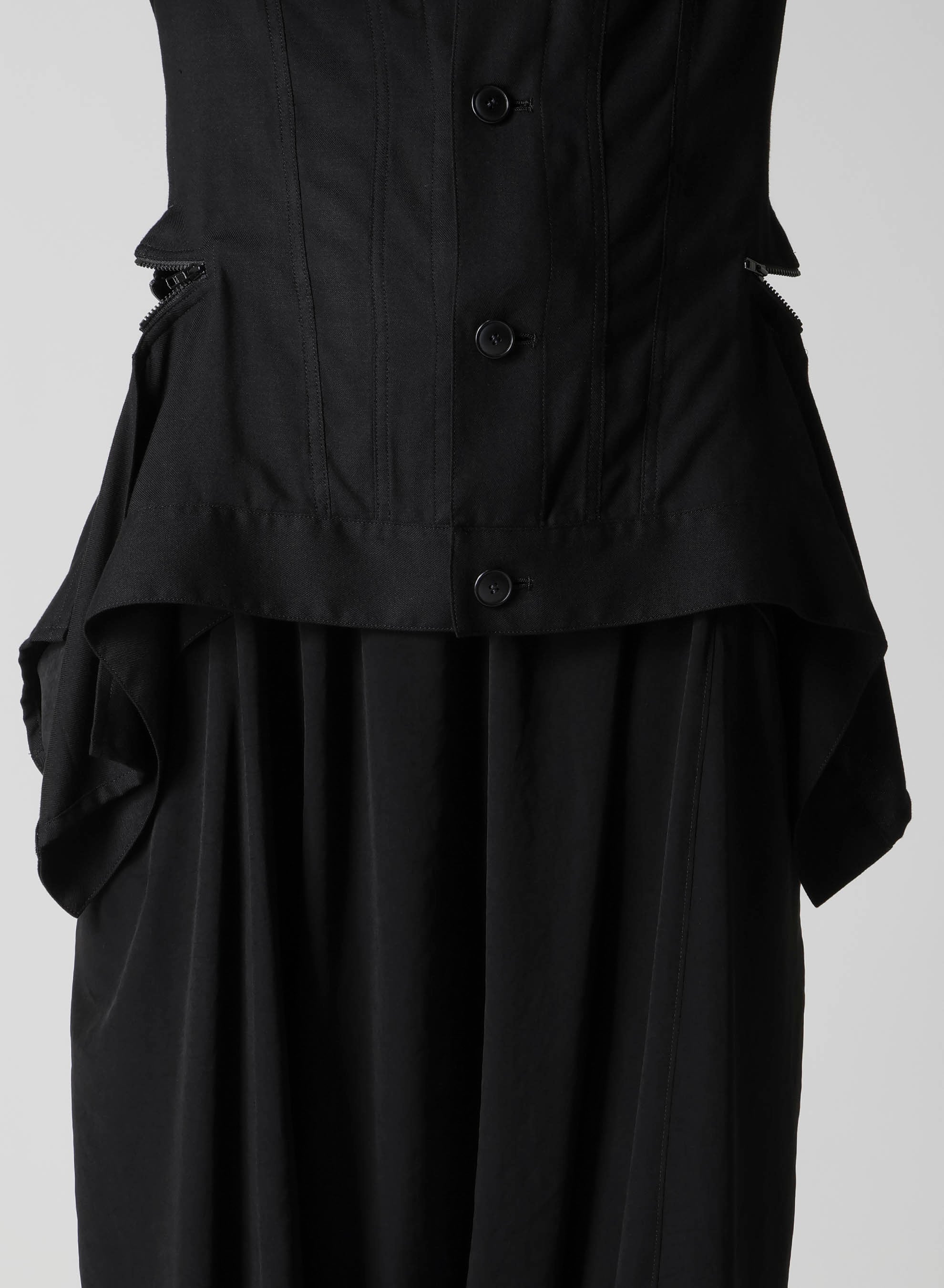 RAYON VIYELLA SIDE ZIP JACKET