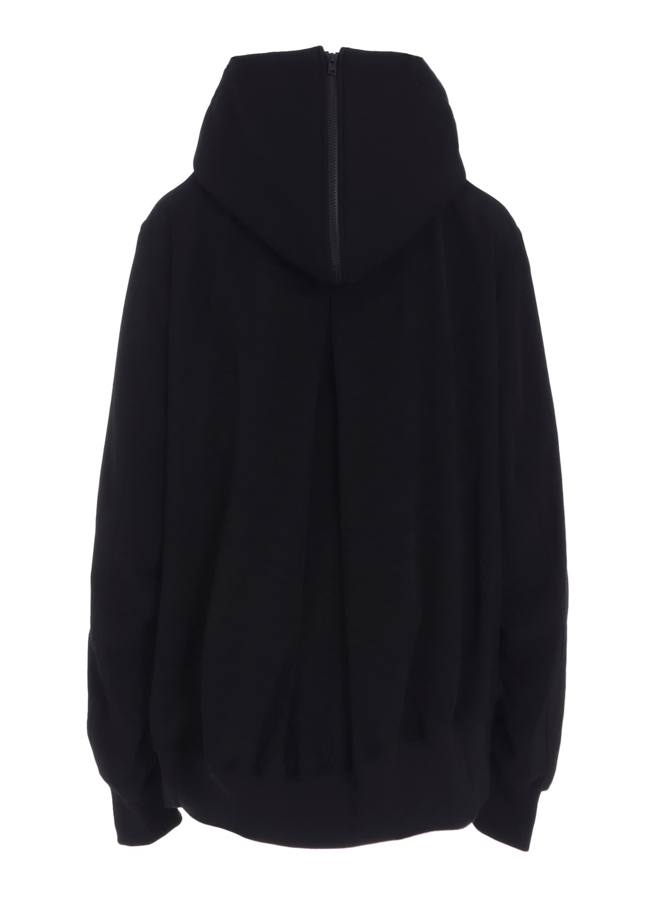 TA/PE CREPE DE CHINE HOODED BOMBER JKT