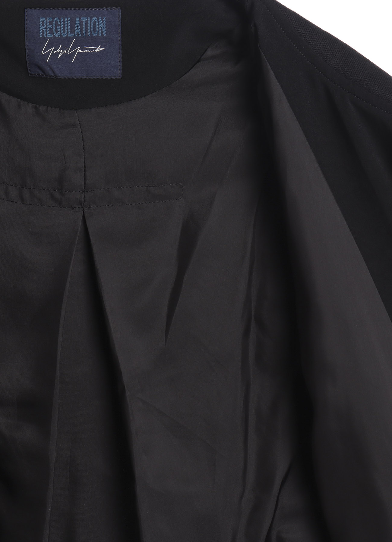 TA/PE CREPE DE CHINE HOODED BOMBER JKT