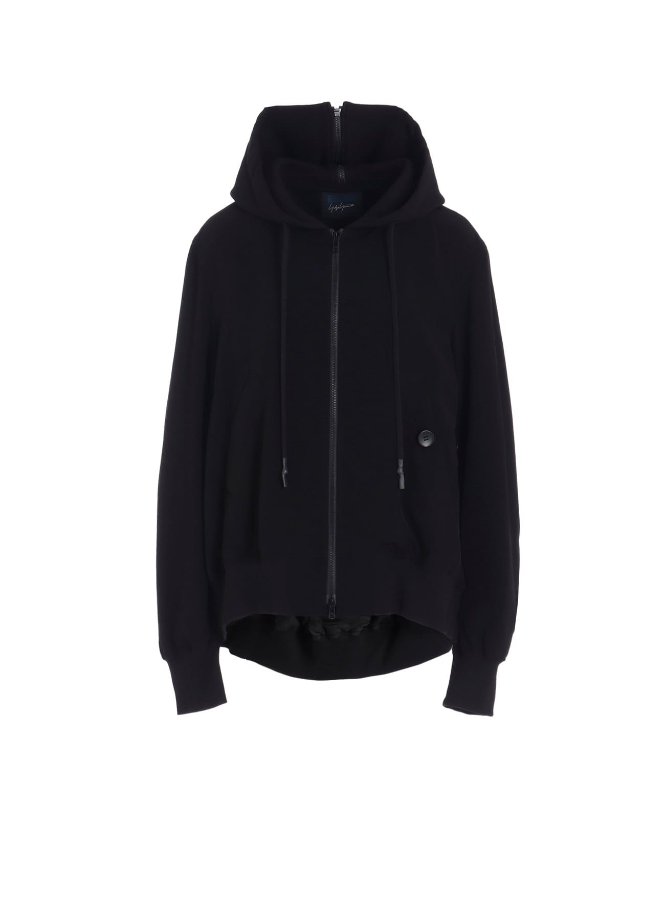 TA/PE CREPE DE CHINE HOODED BOMBER JKT