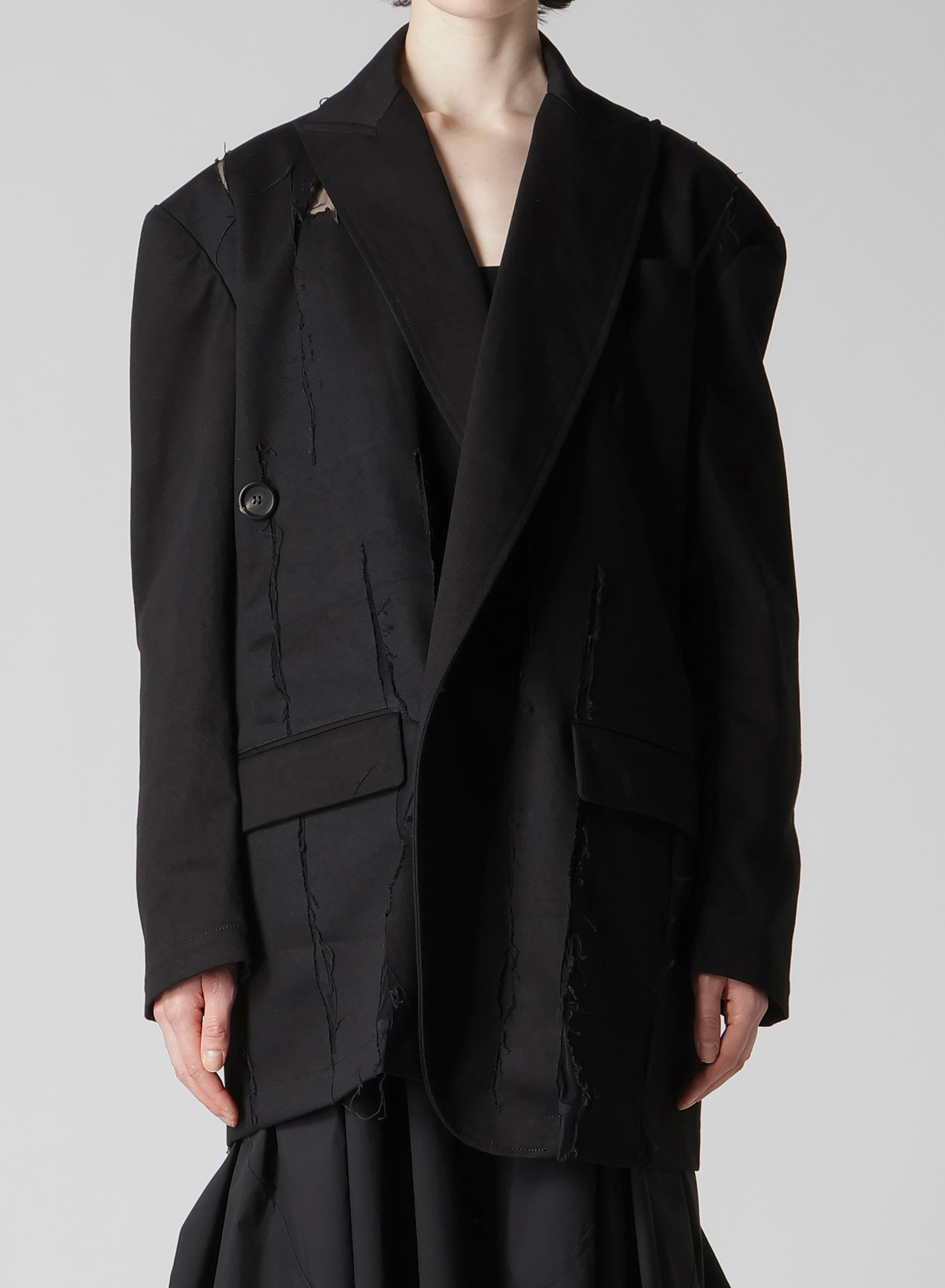 KATSURAGI OPAL FINISHING OVERSIZED JACKET