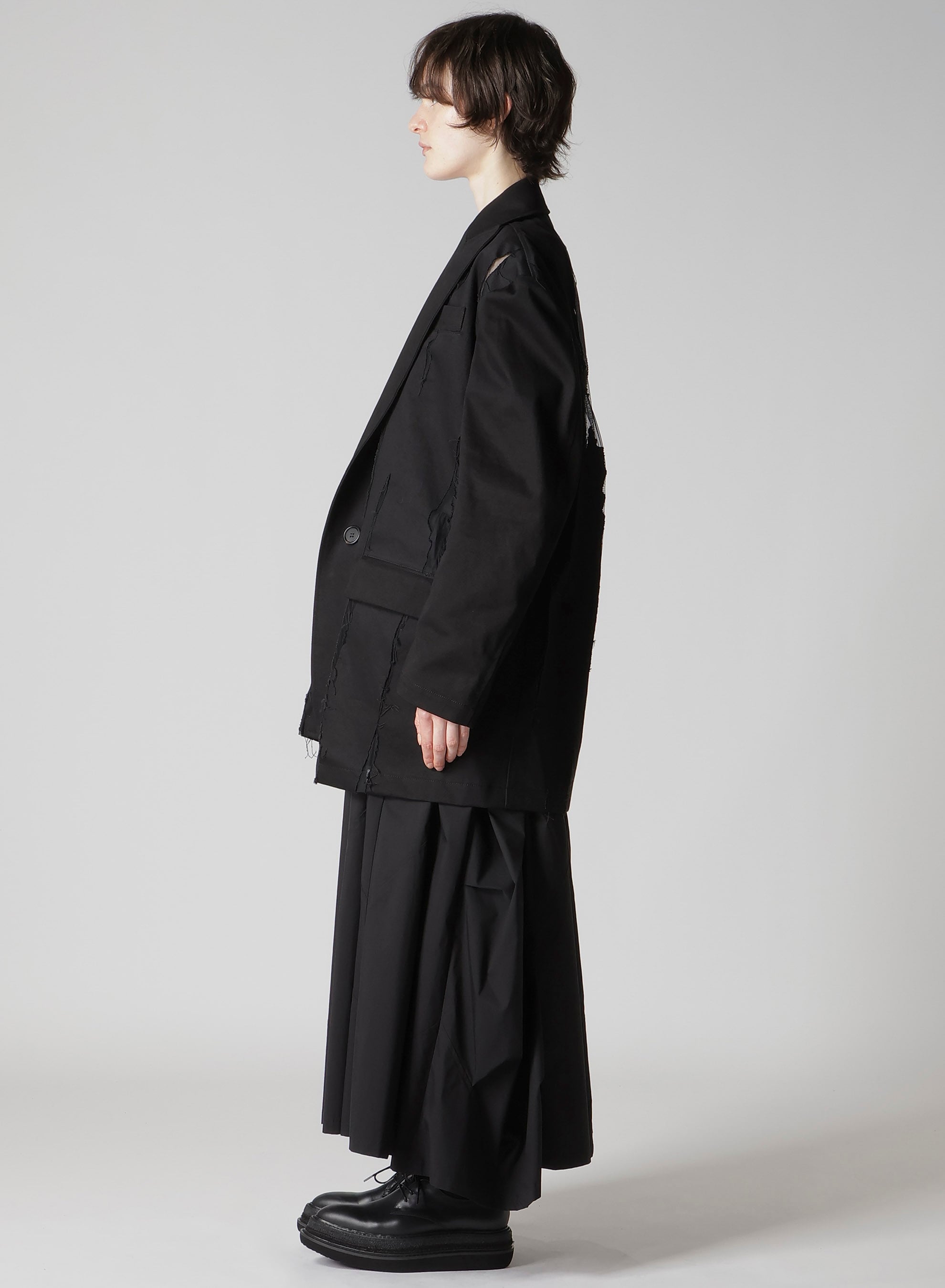 KATSURAGI OPAL FINISHING OVERSIZED JACKET