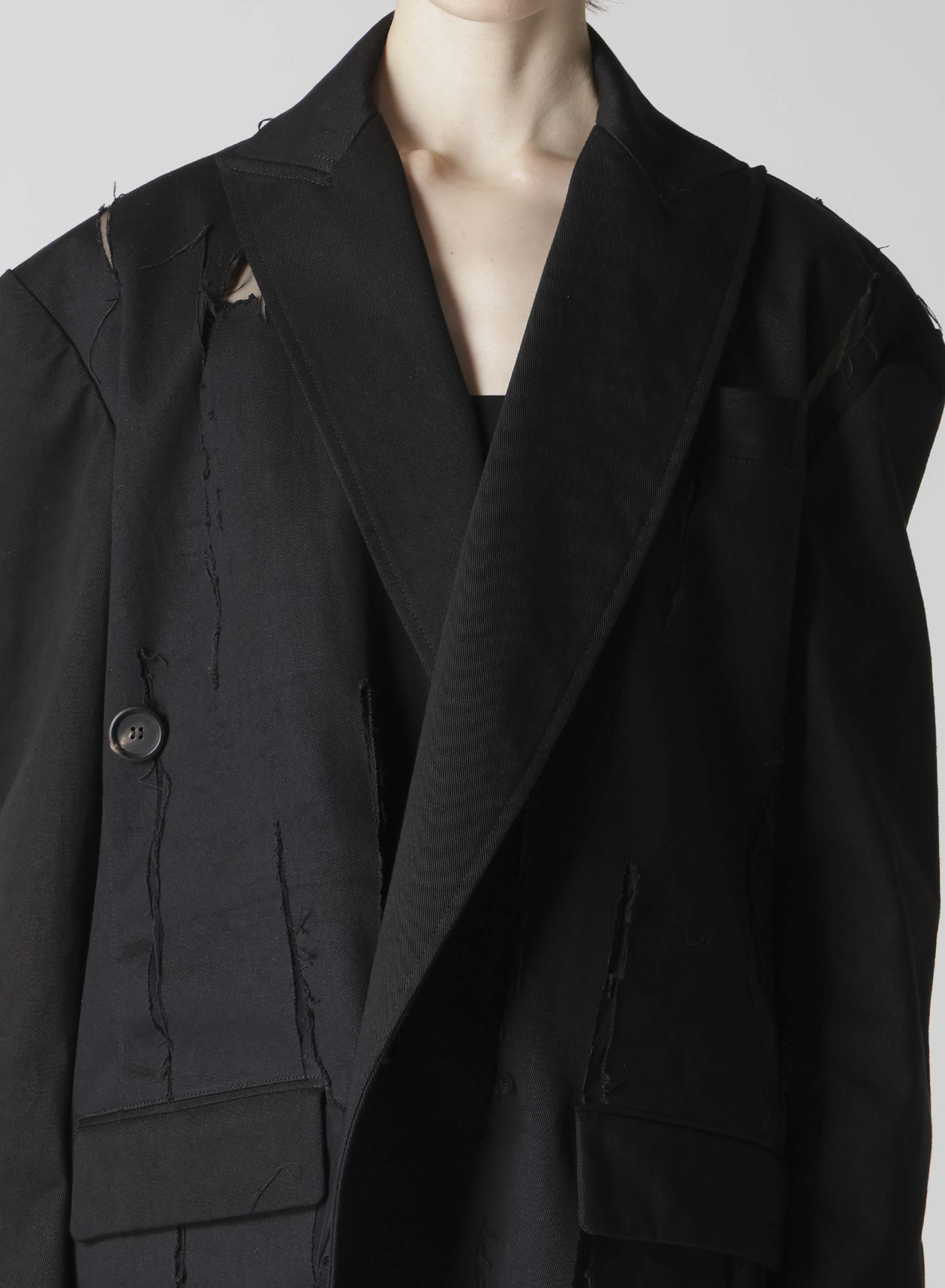 KATSURAGI OPAL FINISHING OVERSIZED JACKET