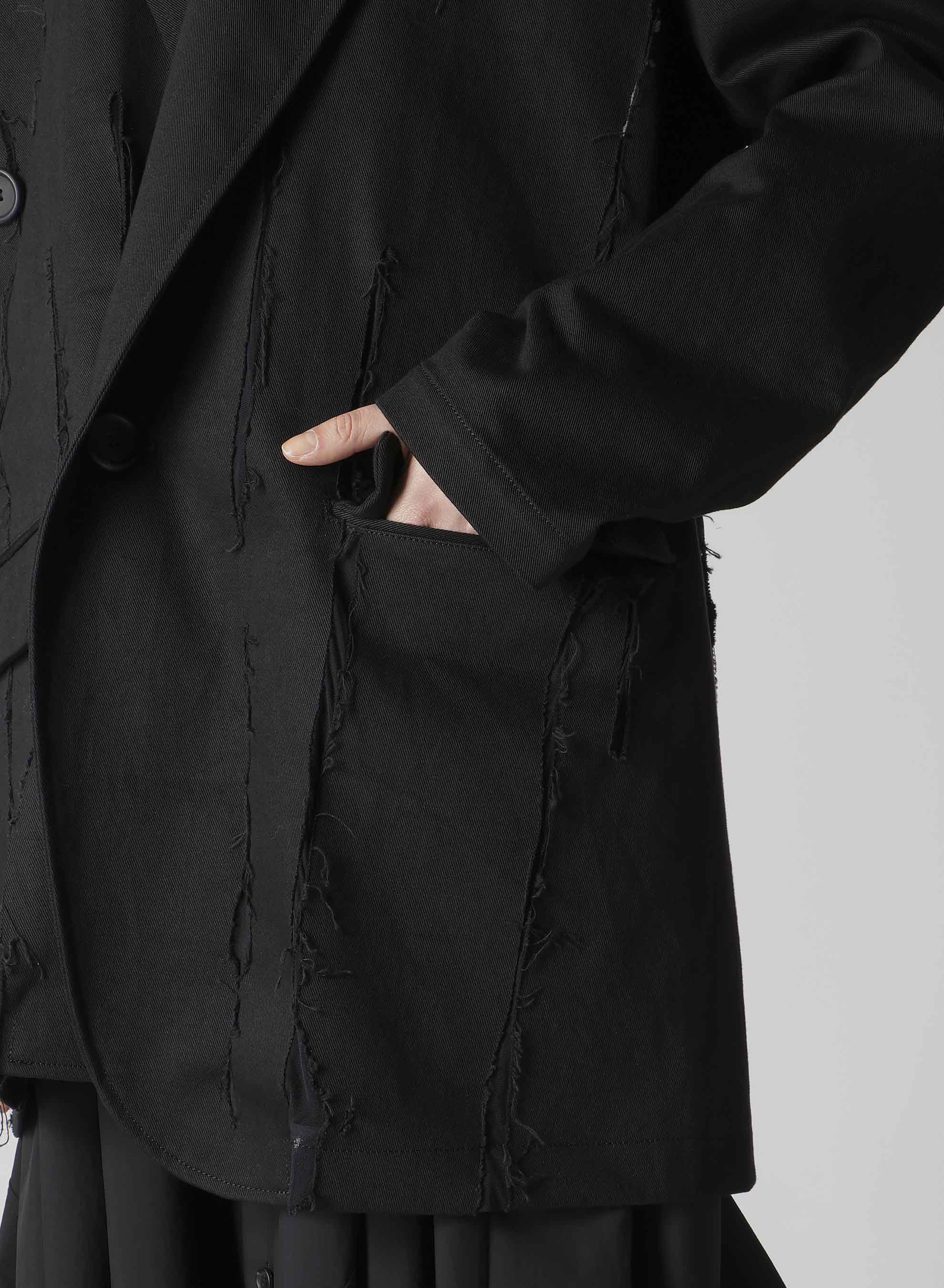 KATSURAGI OPAL FINISHING OVERSIZED JACKET