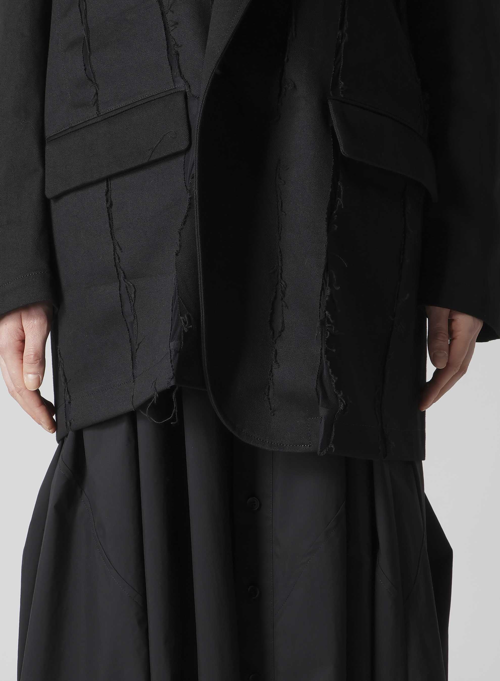 KATSURAGI OPAL FINISHING OVERSIZED JACKET