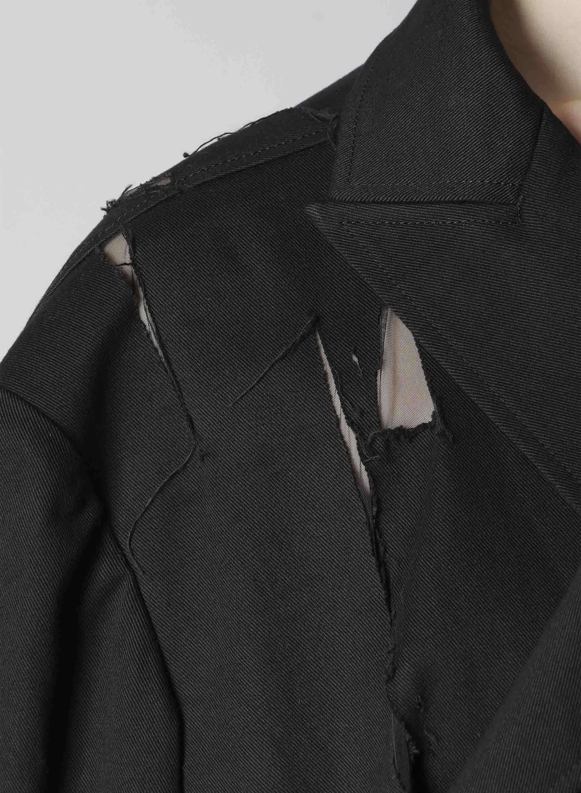 KATSURAGI OPAL FINISHING OVERSIZED JACKET
