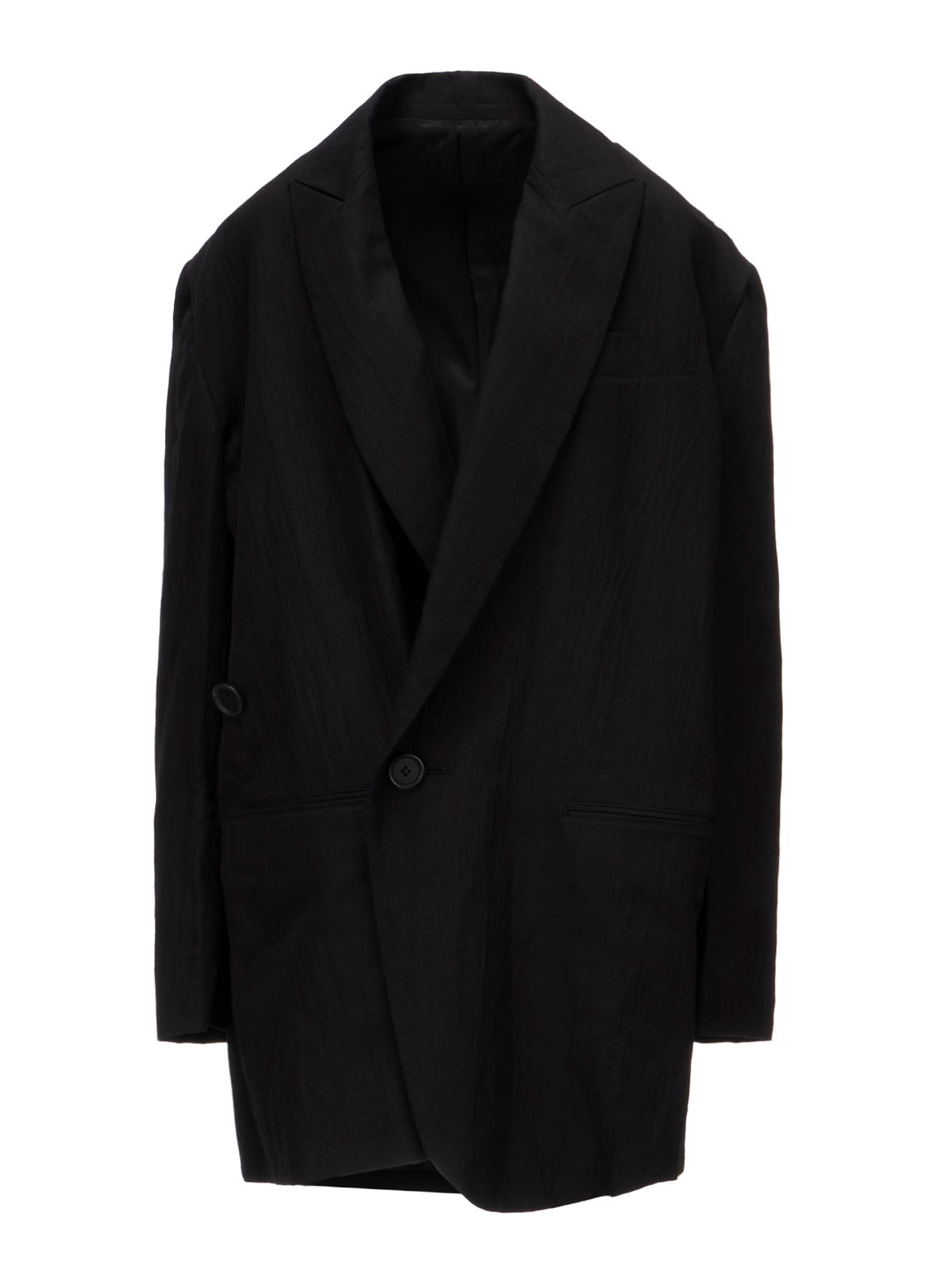 MIXED WEAVE TWILL OVERSIZED JACKET