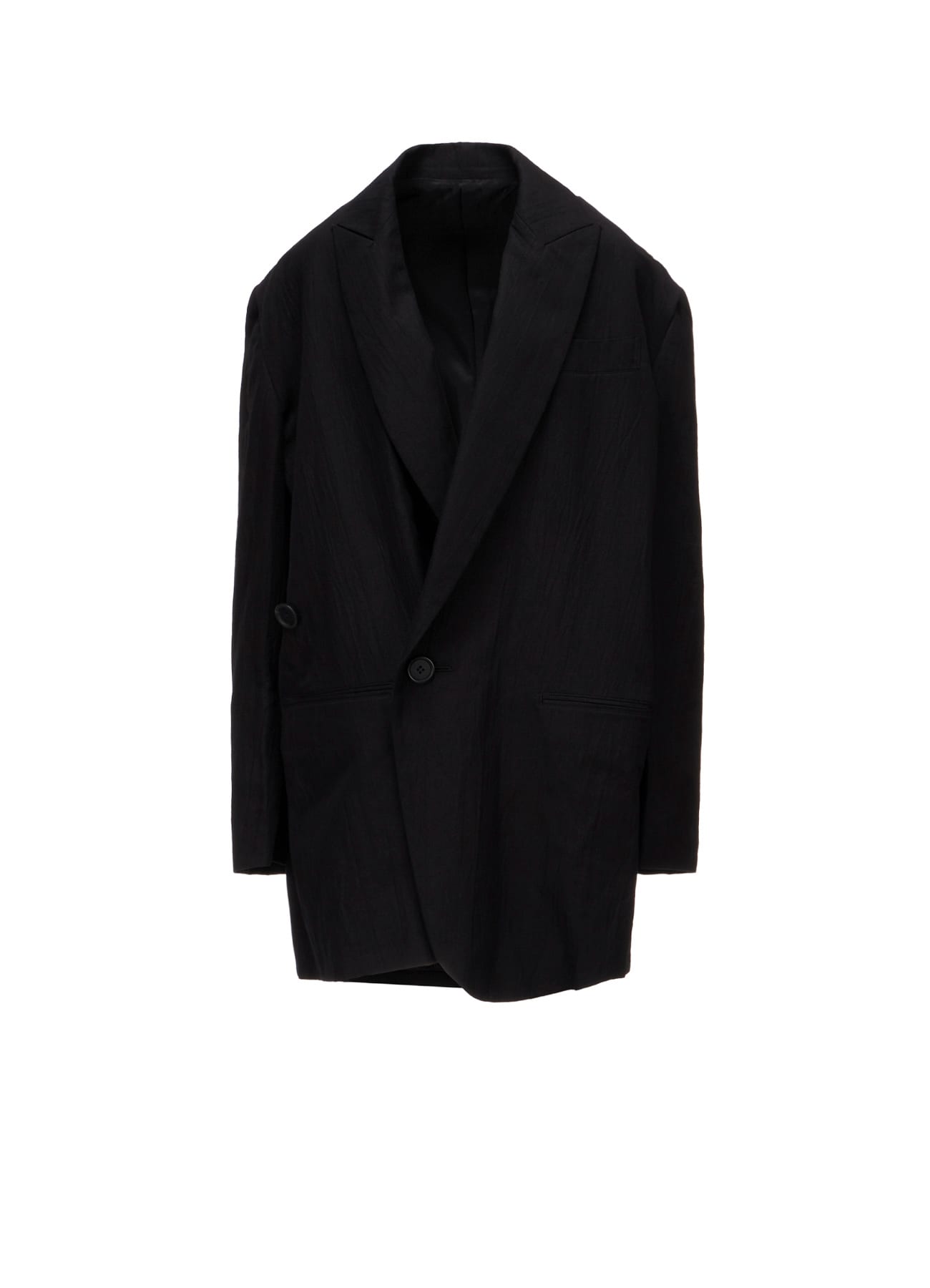MIXED WEAVE TWILL OVERSIZED JACKET