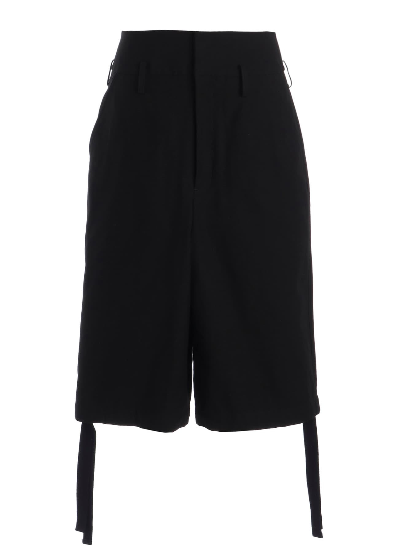 MILITARY BACKSIDE SATIN BERMUDA PANTS