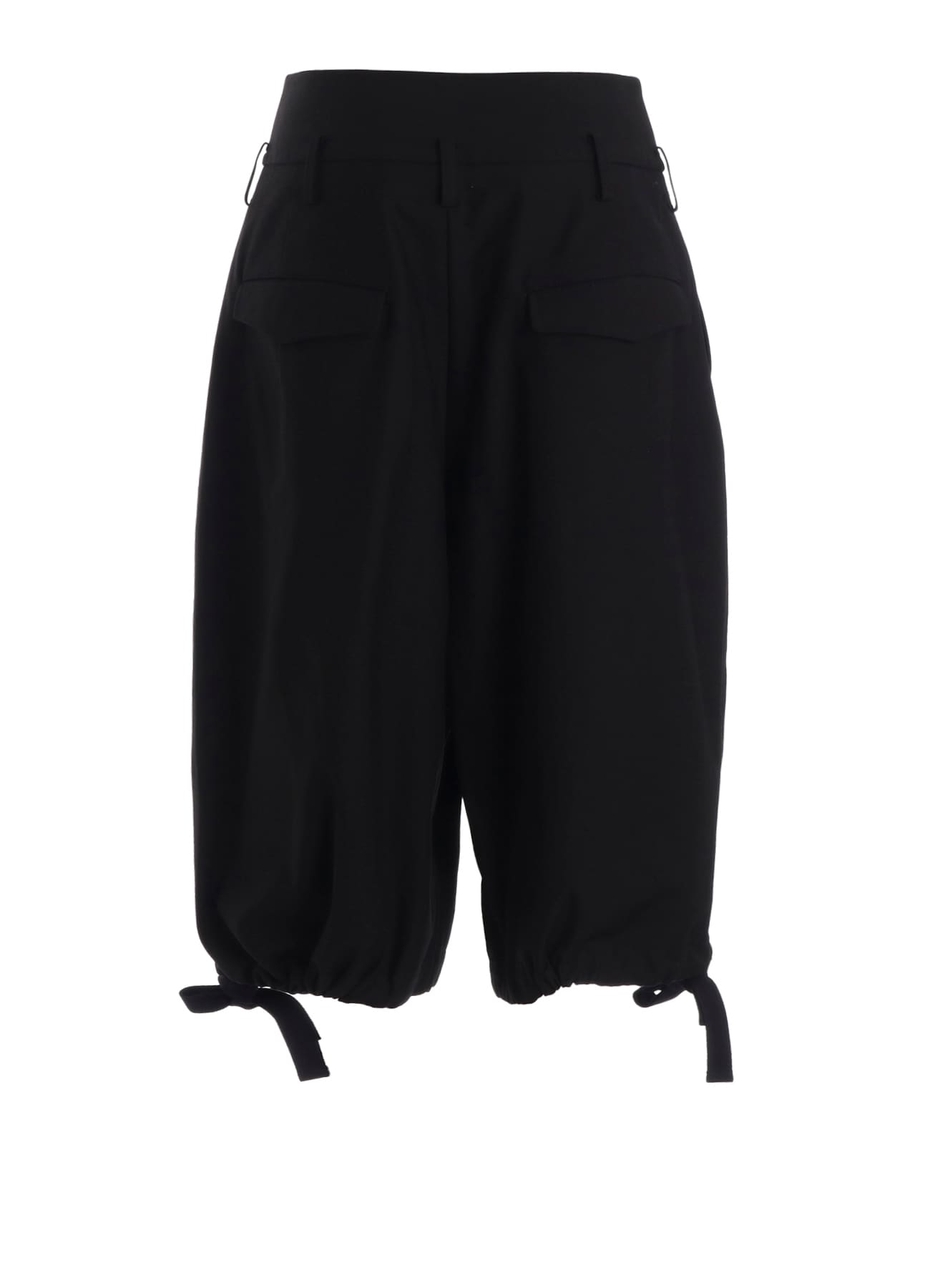 MILITARY BACKSIDE SATIN BERMUDA PANTS