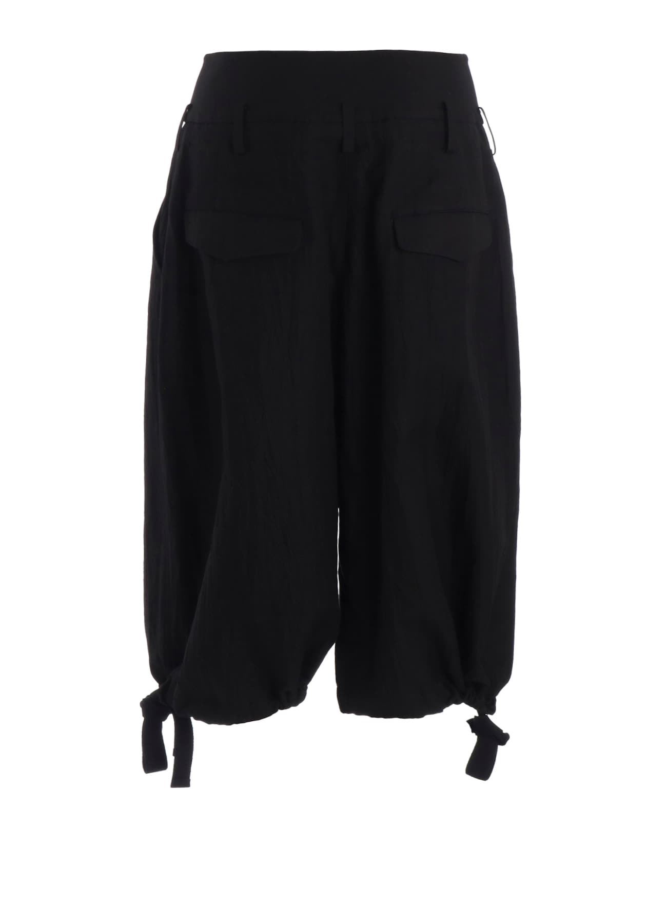 MIXED WEAVE TWILL BERMUDA PANTS